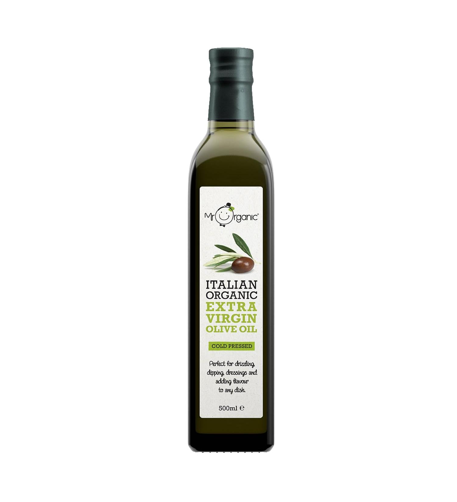 Mr Organic Extra Virgin Italian Olive Oil 500ml (box of 6) Box of 6 - Buy Online on GoSupps.com