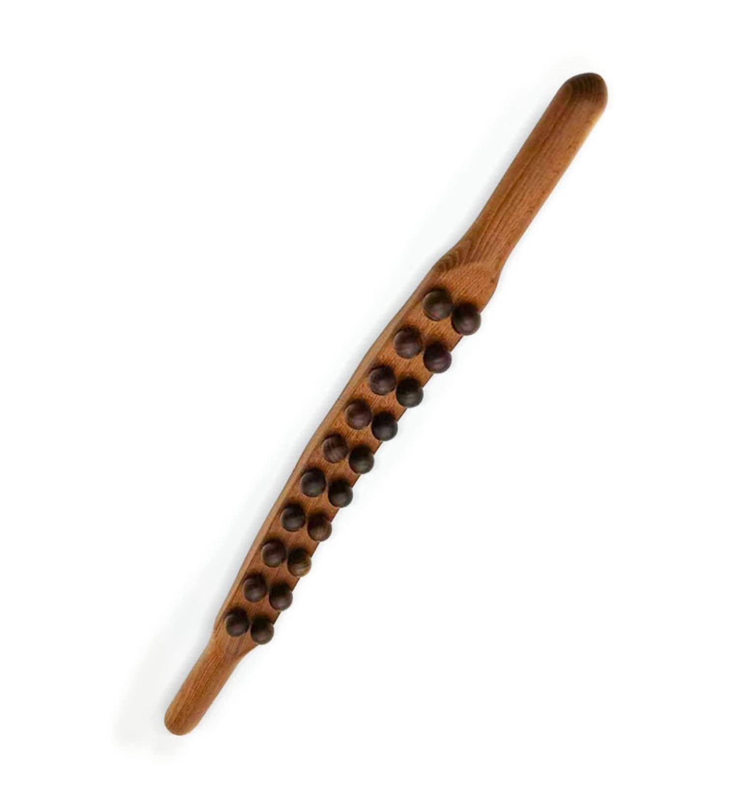 OUHUAN 20 Beads Wooden Gua Sha Massage Tool - Relieve Muscle Soreness & Promote Wellness | International Shipping - Buy Online on GoSupps.com