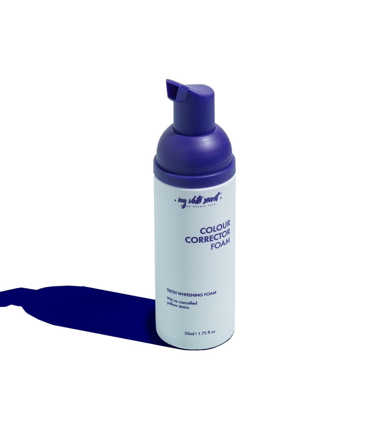 My White Secret V34 Colour Correction Foam for Teeth Whitening - 50ml | International Shipping Available - Buy Online on GoSupps.com