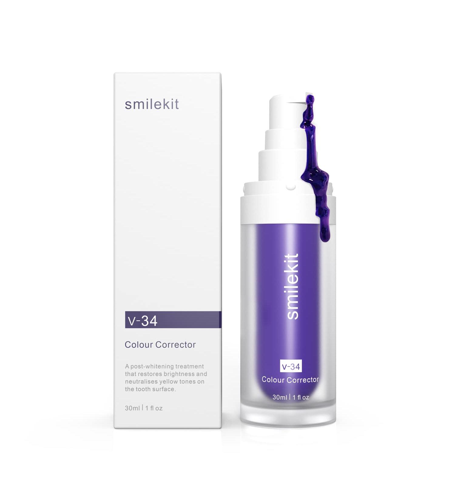 Purple Teeth Whitening Booster - Stain Removal & Yellowing Reduction - 30ml - Buy Online on GoSupps.com