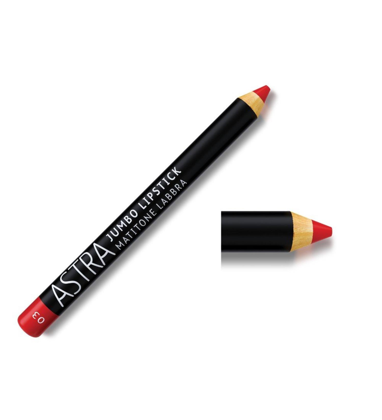 Astra Jumbo Lipstick No. 03 Red Stick - Long-Lasting 5g | International Shipping Available - Buy Online on GoSupps.com