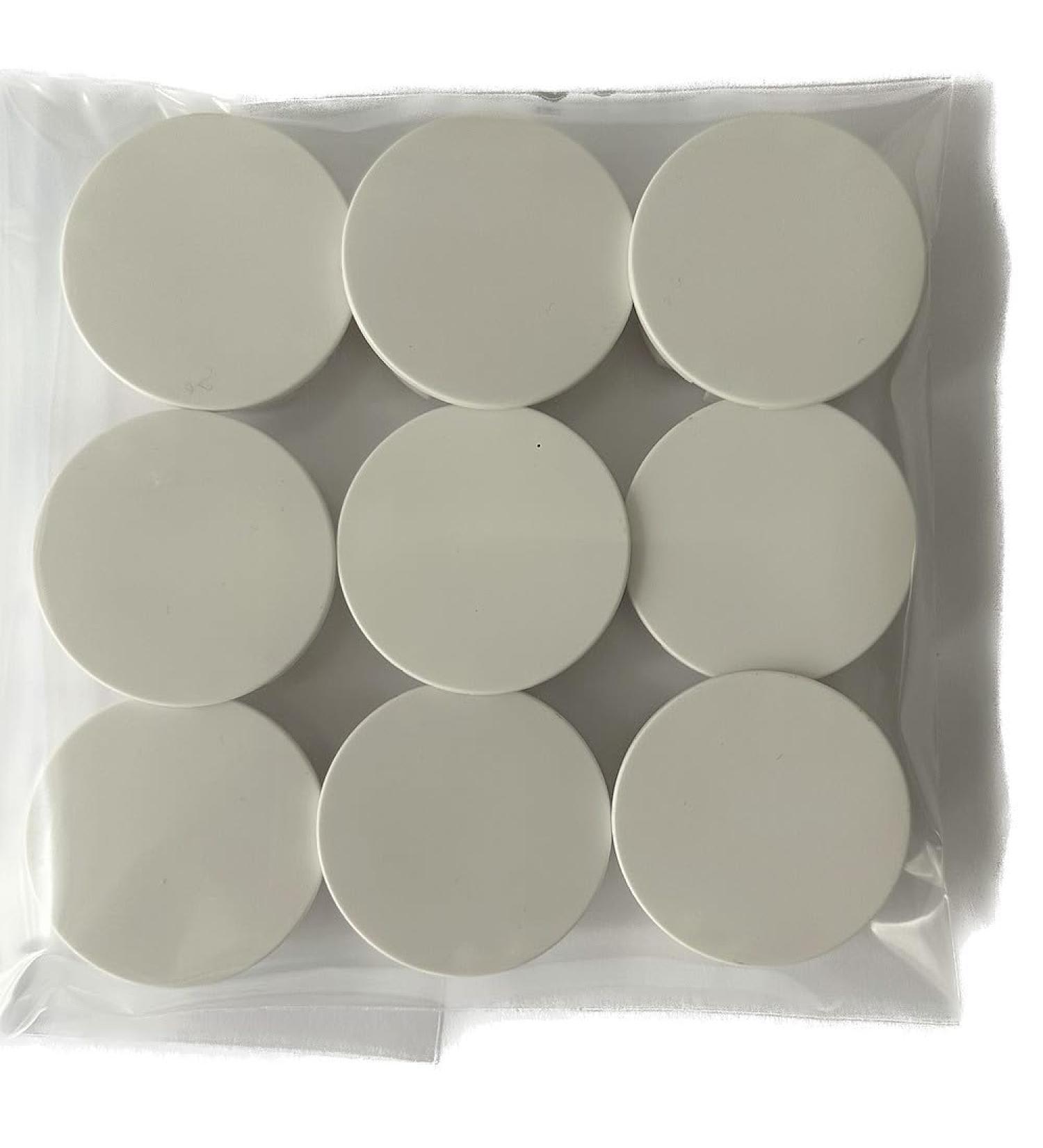 9-Pack White Dust Protection Cover for Schuko Sockets - Ideal for Hotels & Offices - Buy Online on GoSupps.com