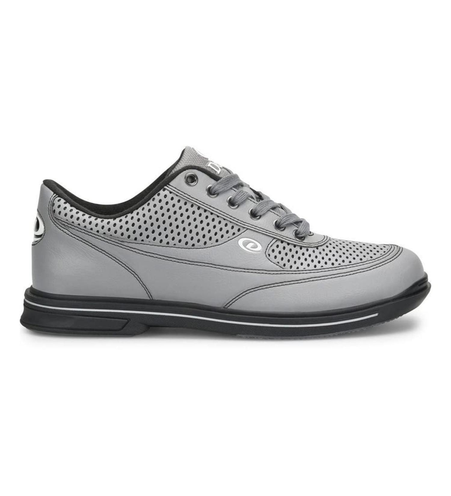 Dexter Mens Turbo Wide Bowling Shoes - Steel Black/Cream 9