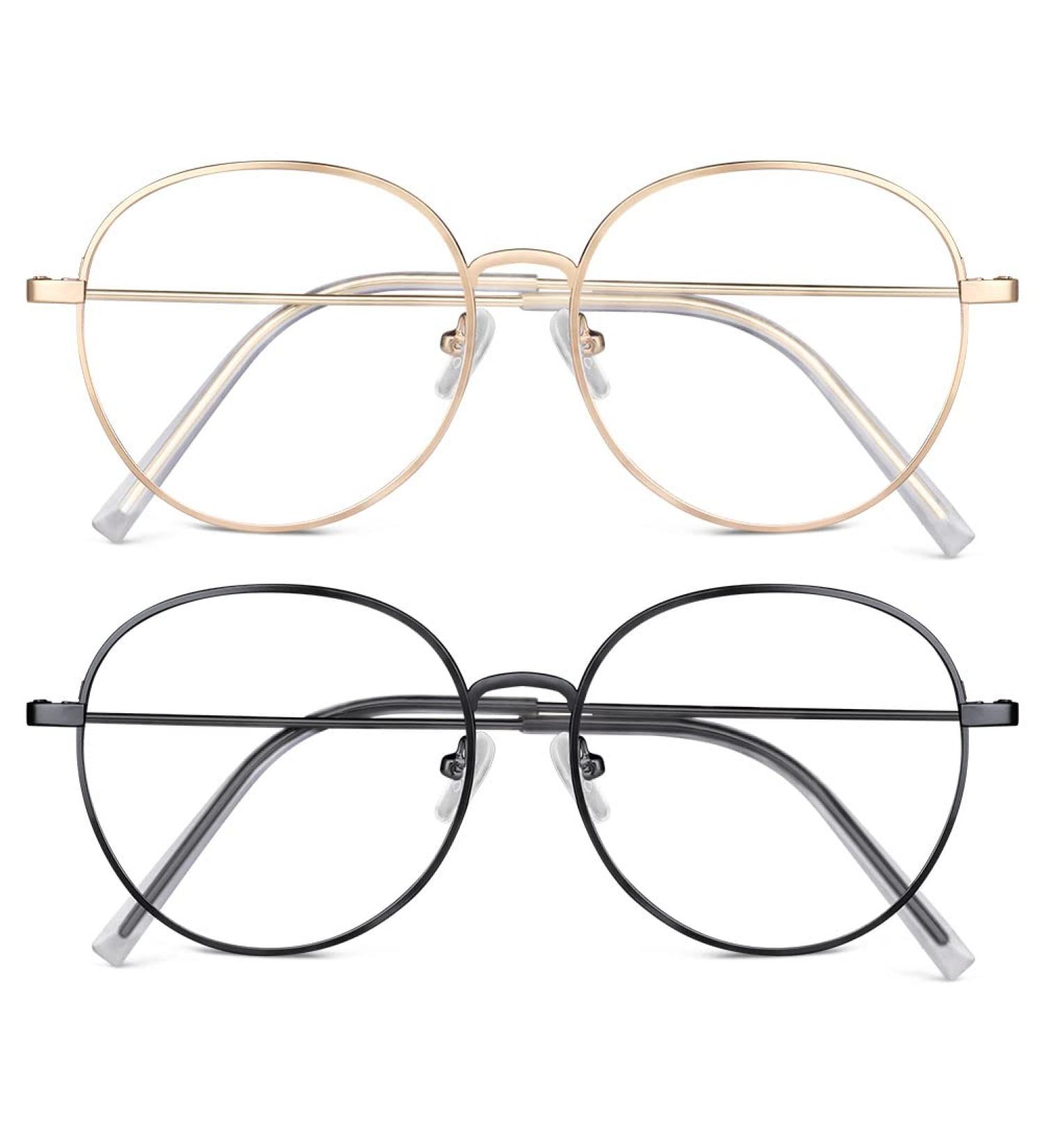 ACWOO Blue Light Blocking Glasses - 2PCS Anti Blue Light Gaming & Fashion Glasses for Women Men - Buy Online on GoSupps.com