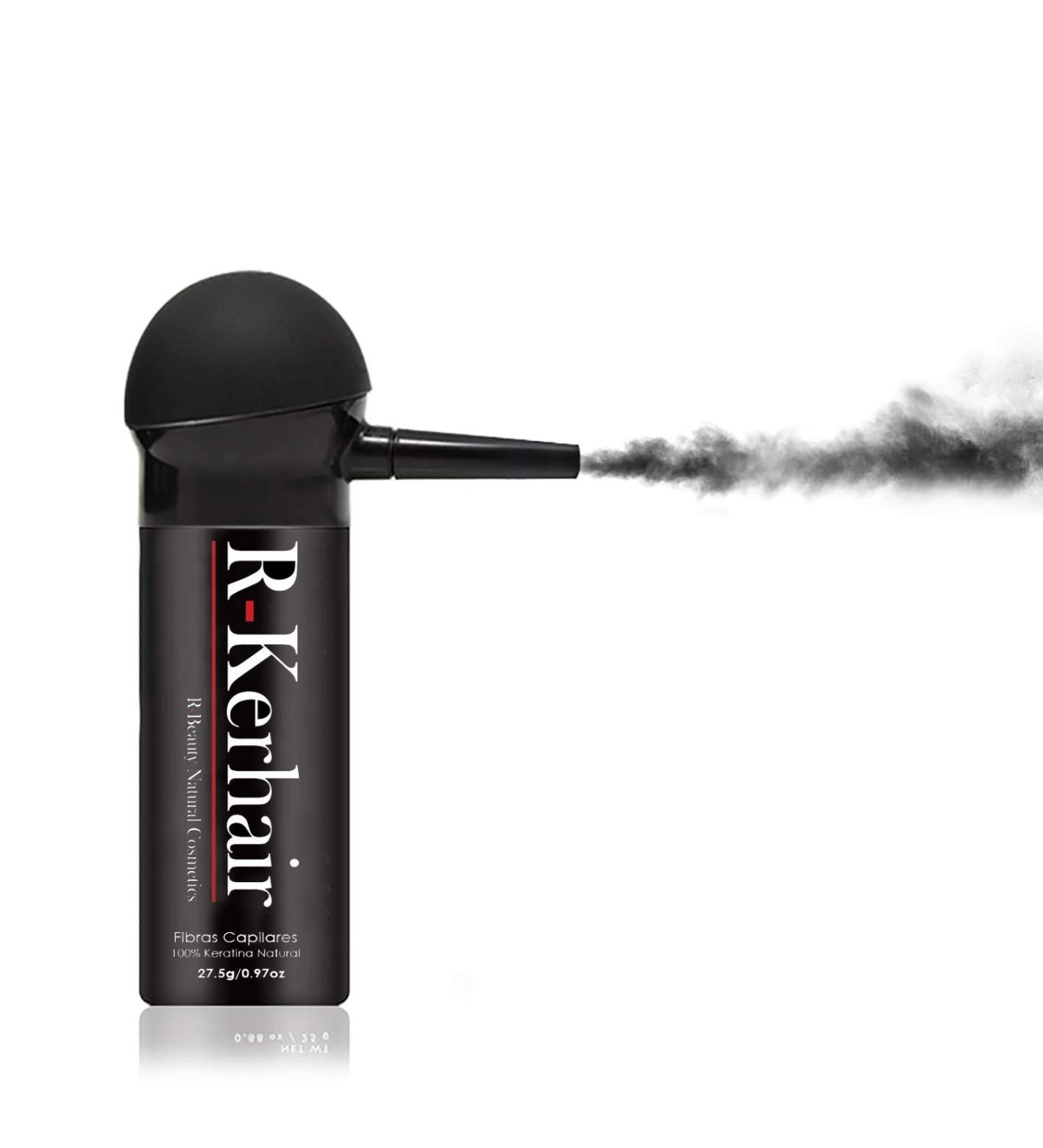 R-Kerhair Natural Keratin Hair Fibers - Medium Chestnut 27g with Applicator | International Shipping - Buy Online on GoSupps.com