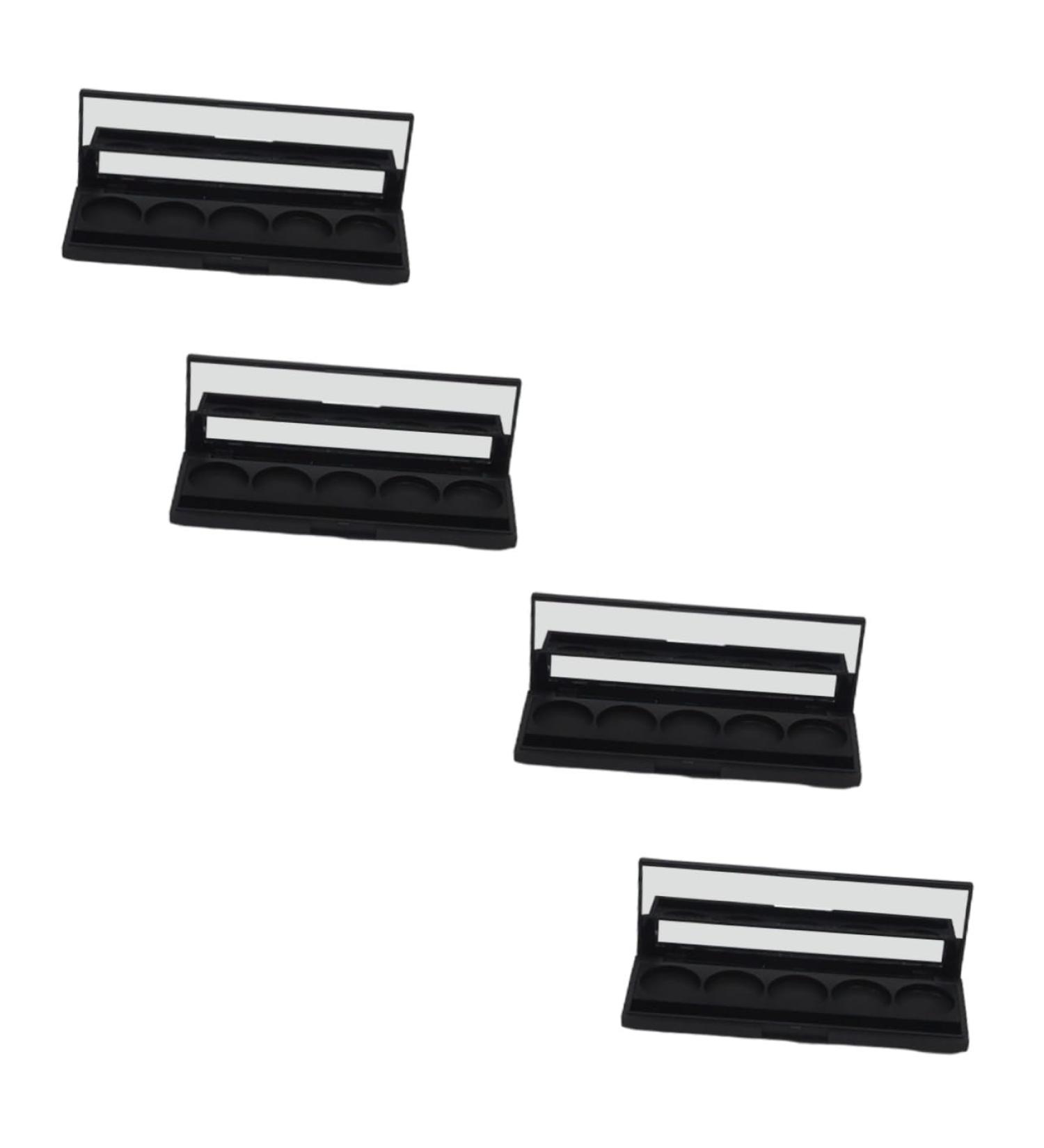 FOMIYES 5 Colors Eyeshadow Case 4 Pcs Eyeshadow Aluminum Tin Travel Makeup Accessories Packing Box Child Cosmetic Bracket - Buy Online on GoSupps.com