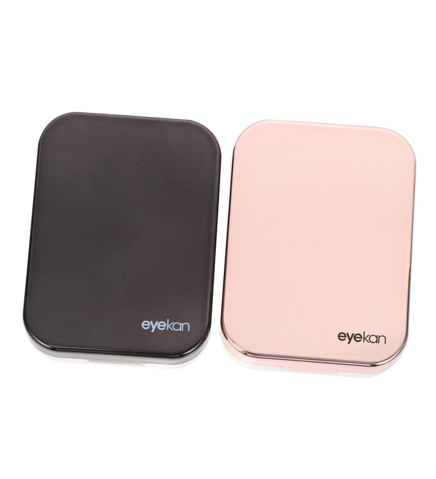 PartyKindom Colored Contact Lenses Organizer - 2 Sets Portable Plastic Case & Mirror Film for Travel - Buy Online on GoSupps.com