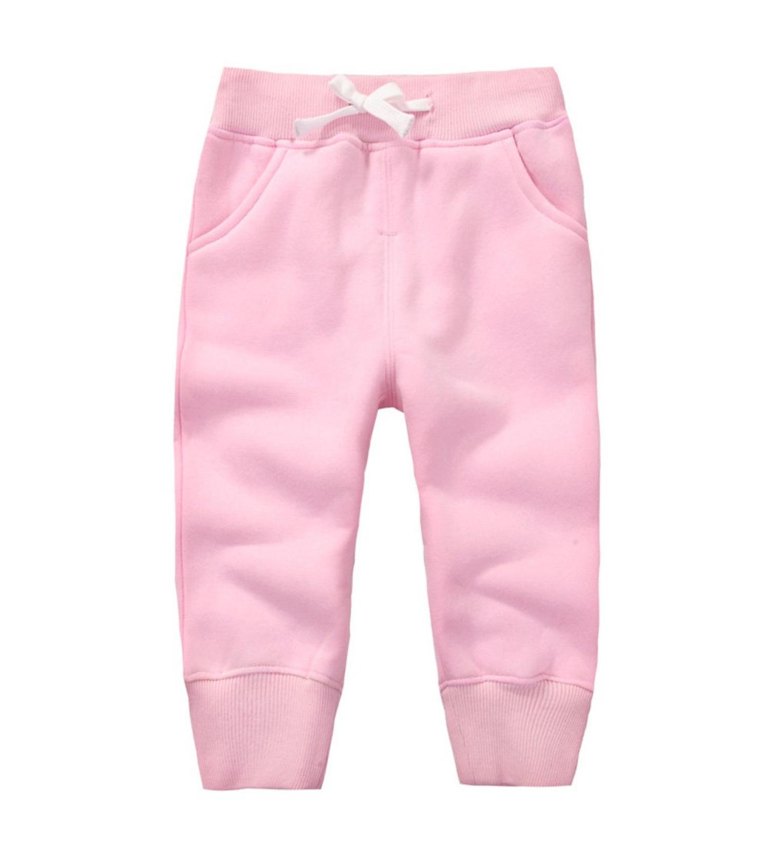 CuteOn Unisex Kids Elastic Waist Cotton Warm Trousers 2 Years Pink - Buy Online on GoSupps.com