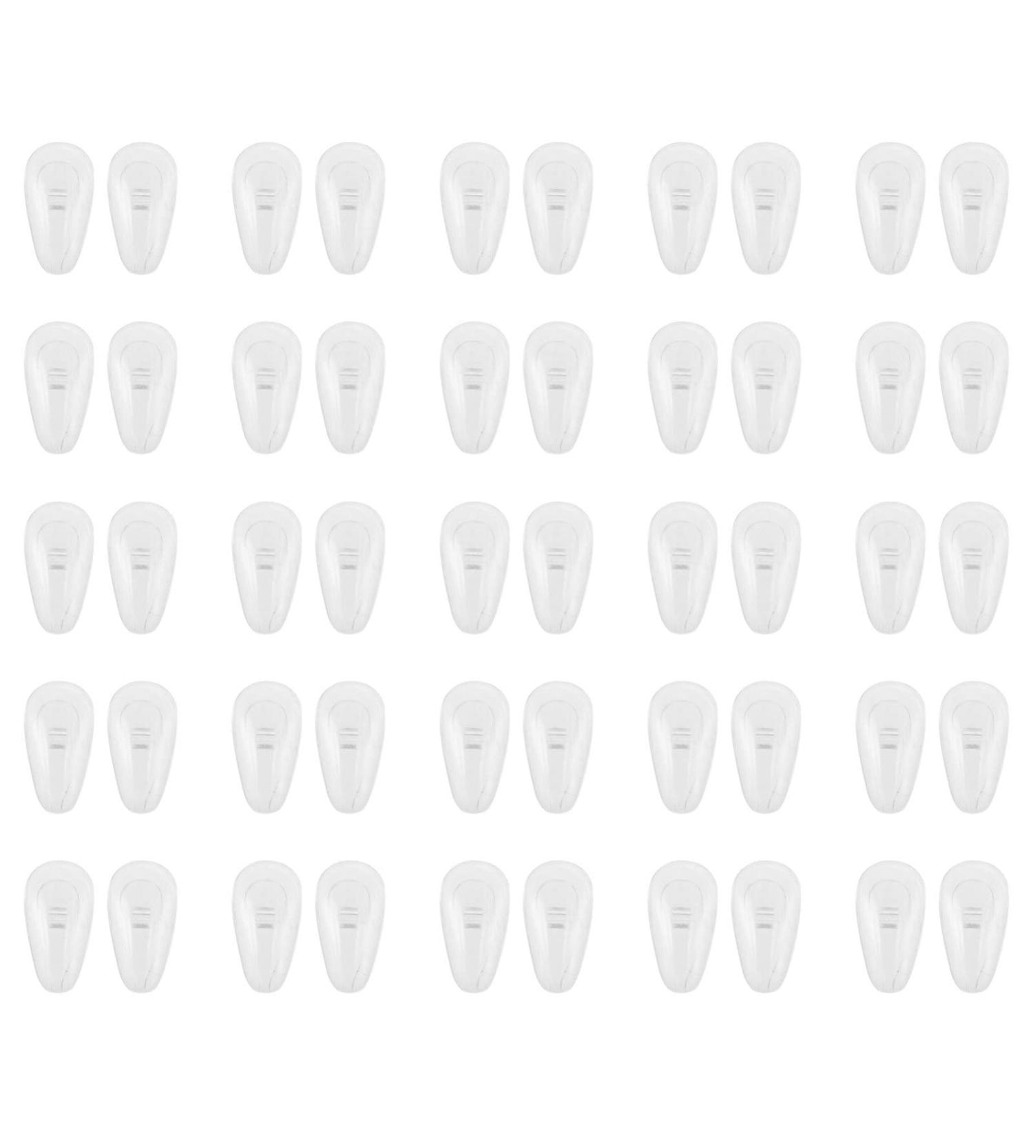 Coheali 25 Pairs Non-Slip Clear Glasses Nose Pads - Skin-Friendly Anti-Slip Gel Air Cushions for Ultimate Comfort - International Shipping Available - Buy Online on GoSupps.com