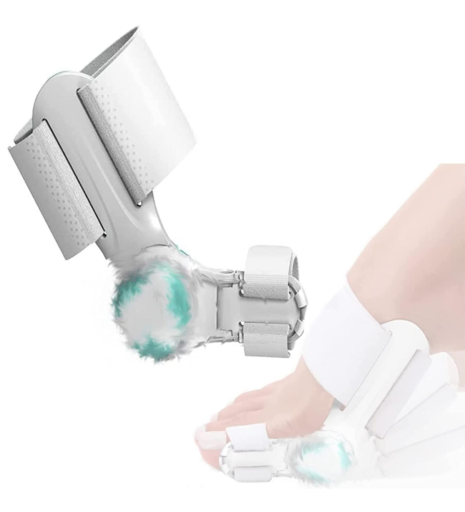 Chalksea adjustable bale toe bale tooth orthoses relief of hallux valgus pain 3D button setting 180 Flexible rotation with silicone pads for bale relief