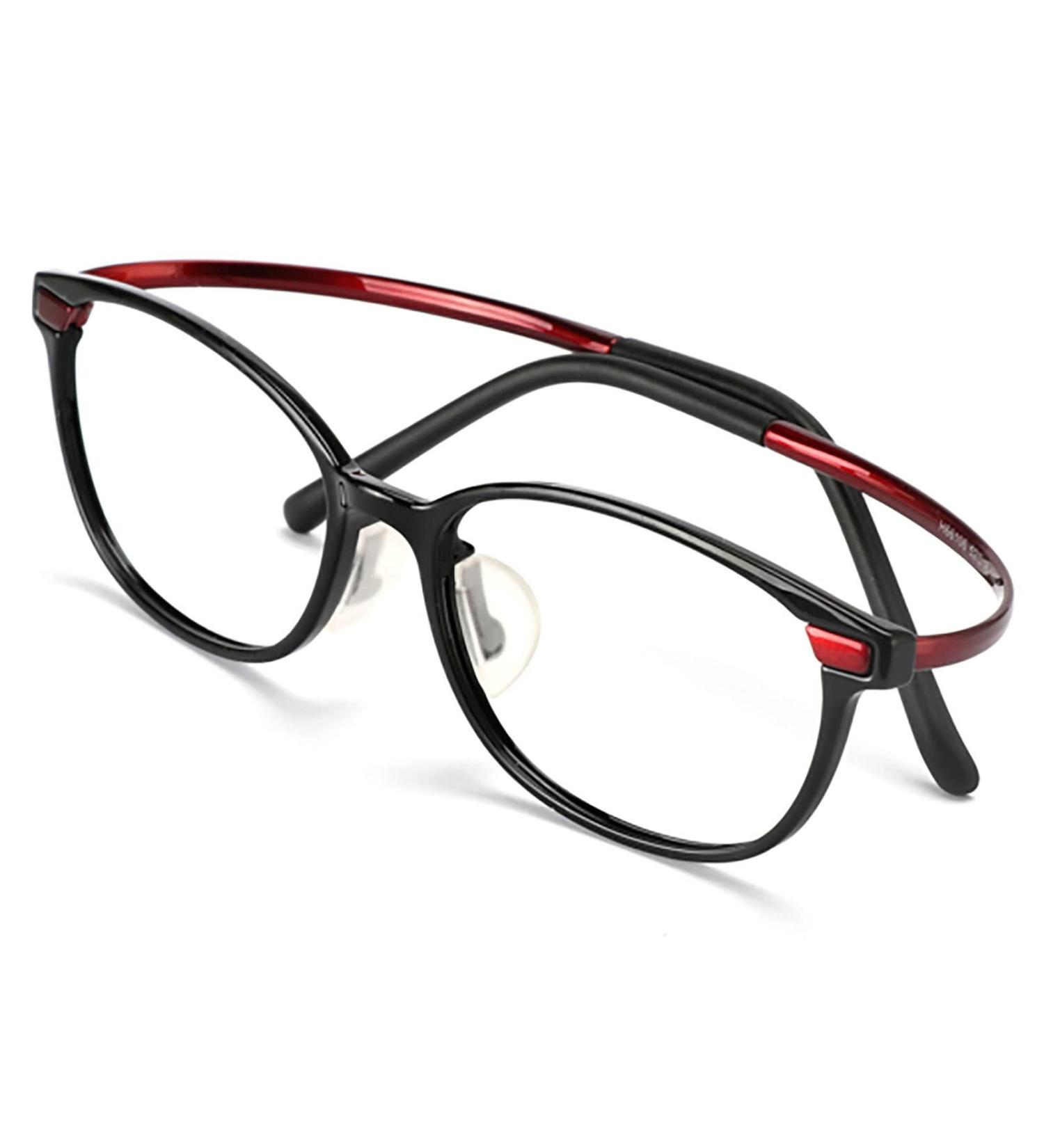 Buy BAFAFA Self-Tinting Reading Glasses - Unisex UV400 Solar Readers with Steel Spring Hinges Black+Red +1.75 - Buy Online on GoSupps.com