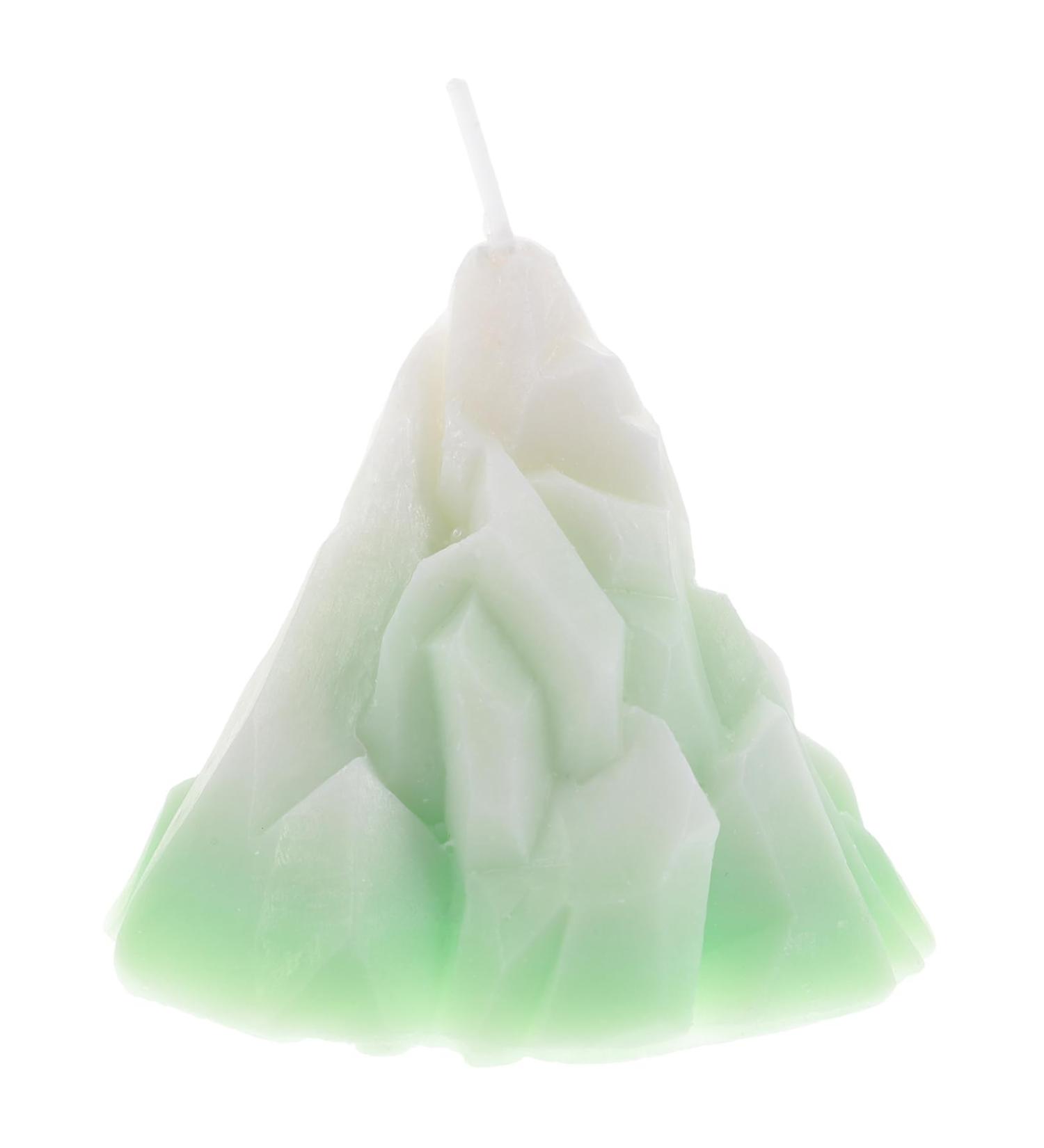 FRCOLOR Mini Mountain Scented Candles - Aromatic Decorative Desktop Candle for Home - Green 8x7x7cm - Buy Online on GoSupps.com