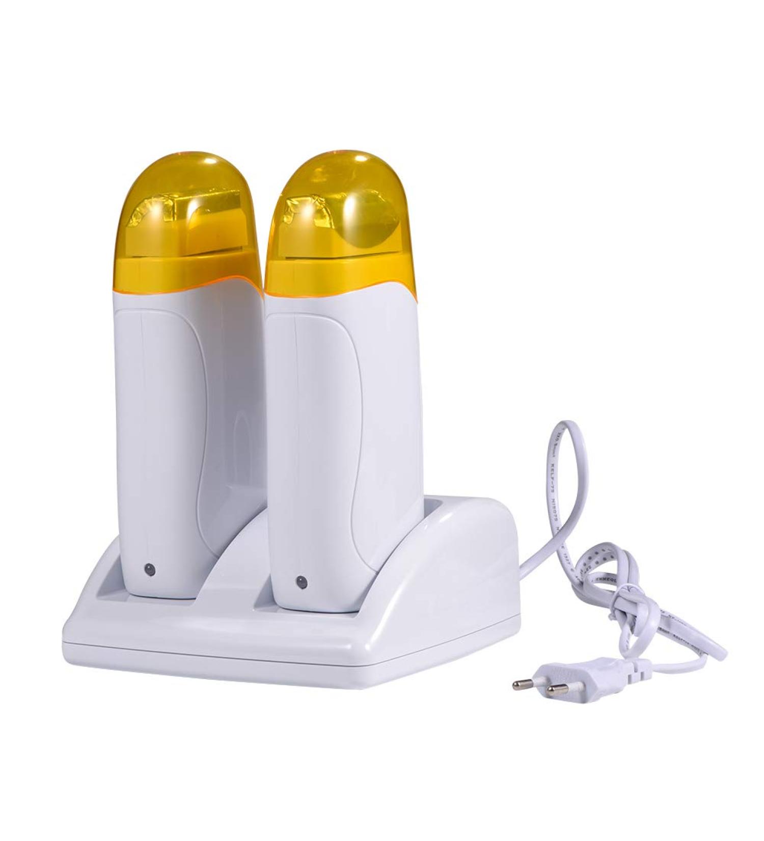 Double Wax Heating Roll On Waxing Device - WaxPatron Depilation Set with 100PCS Depilatory Paper for Men & Women | International Shipping Available - Buy Online on GoSupps.com