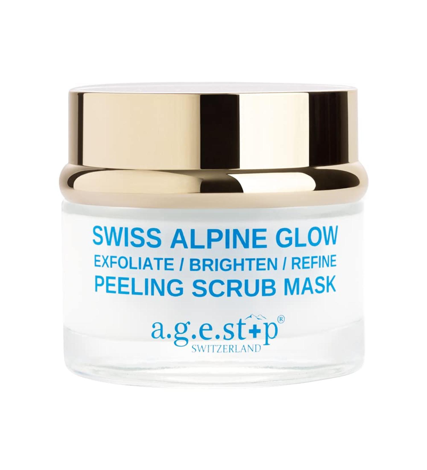 Swiss Alpine Glow Peeling Scrub Mask | Reduce Facial Lines & Smooth Skin Texture for Dull Clearer & Radiant Skin | International Shipping Available - Buy Online on GoSupps.com