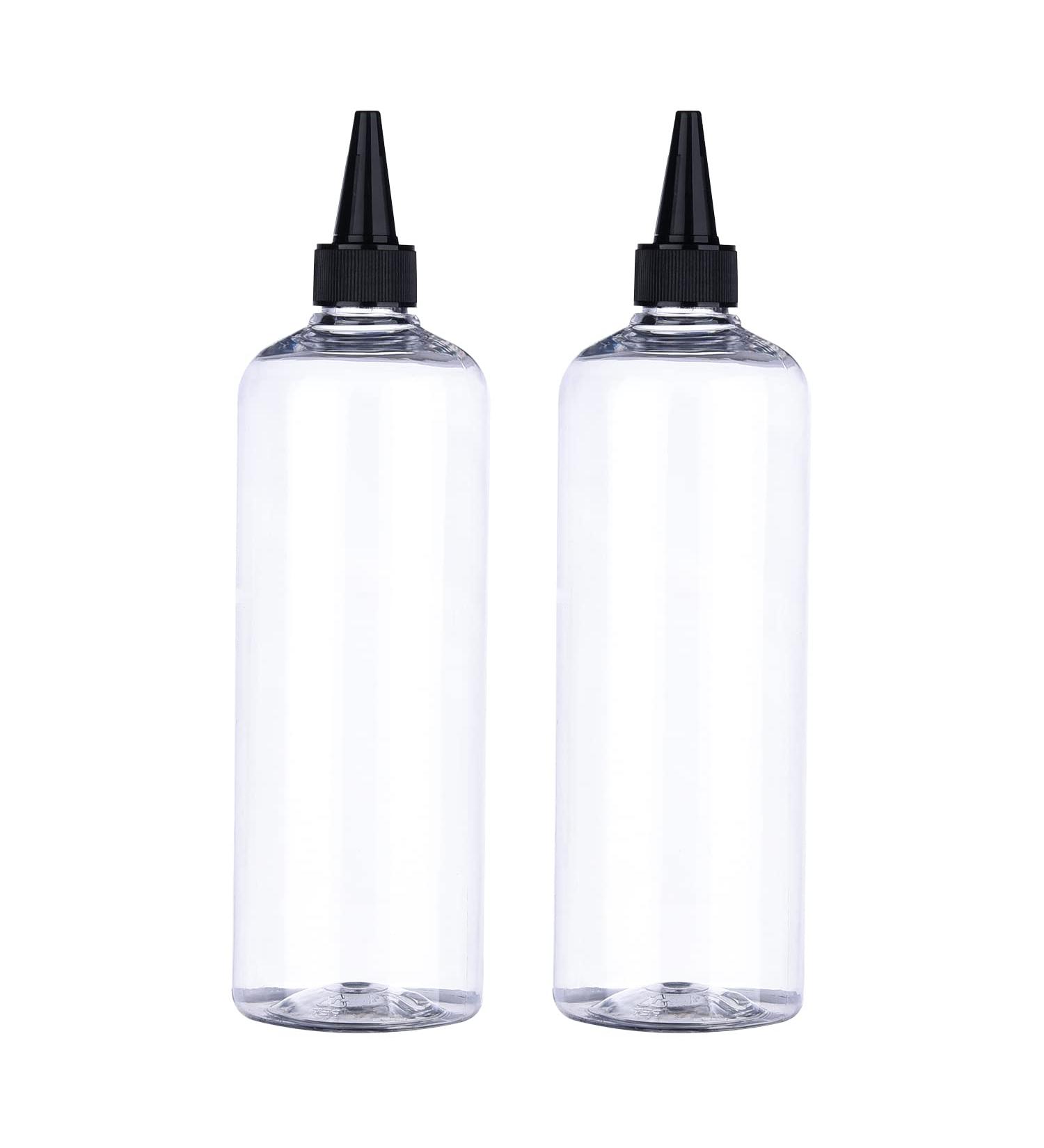 2 Pack 500ml Squeeze Applicator Bottles for Hair Coloring - Hair Dye, Paint, Glue - Buy Online on GoSupps.com