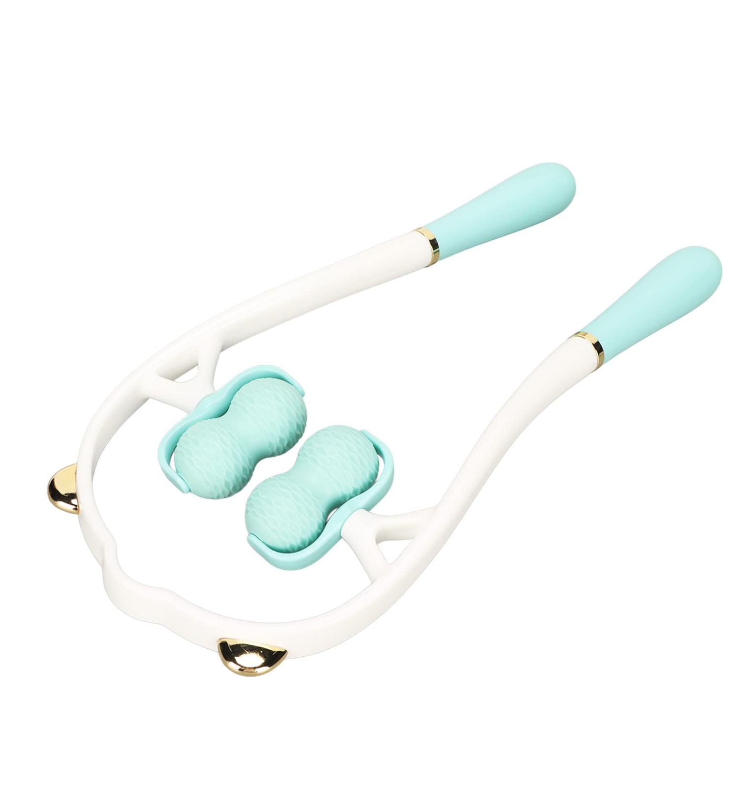 Neck Massager - Sky Blue Neck Roll with Pressure Points | Relieve Fatigue & Pain | International Shipping - Buy Online on GoSupps.com