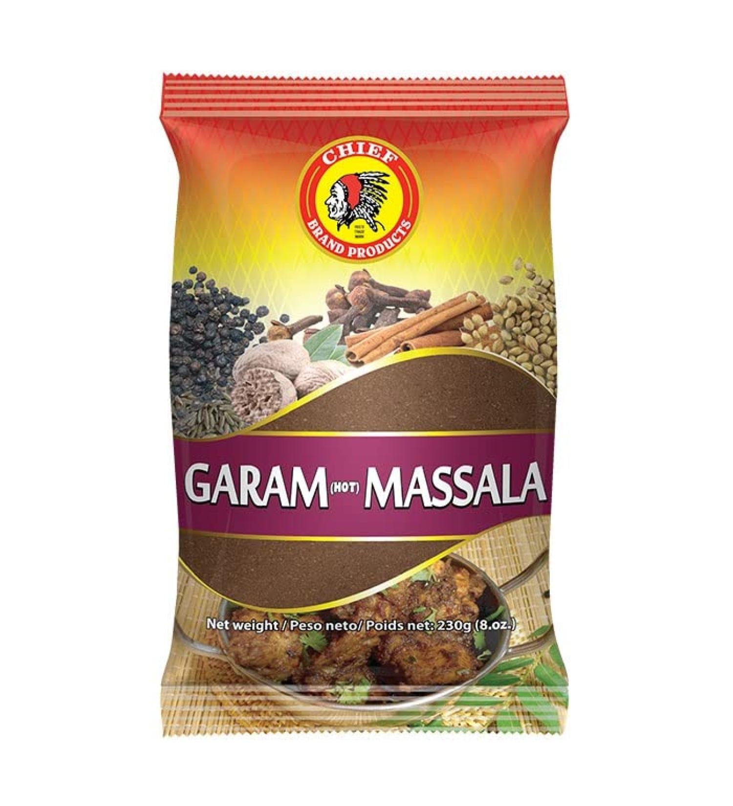 CHIEF GARAM MASSALA HOT - 8 OZ (1 BAG)