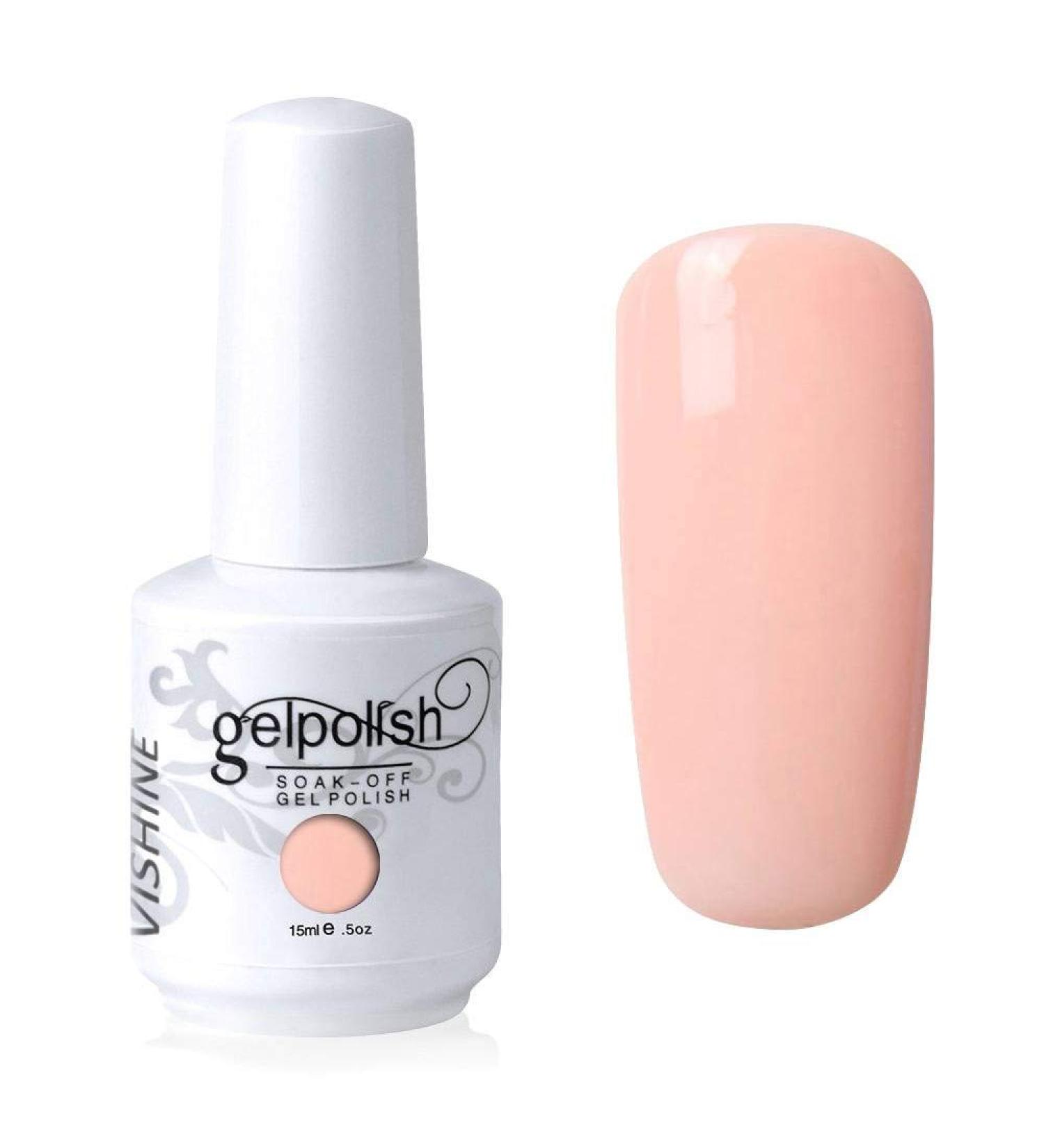 Vishine Gel Nail Polish Soak-off Nail Art UV LED Nail Polish Salon Nail Art Manicure Bisque(510) #510 - Buy Online on GoSupps.com
