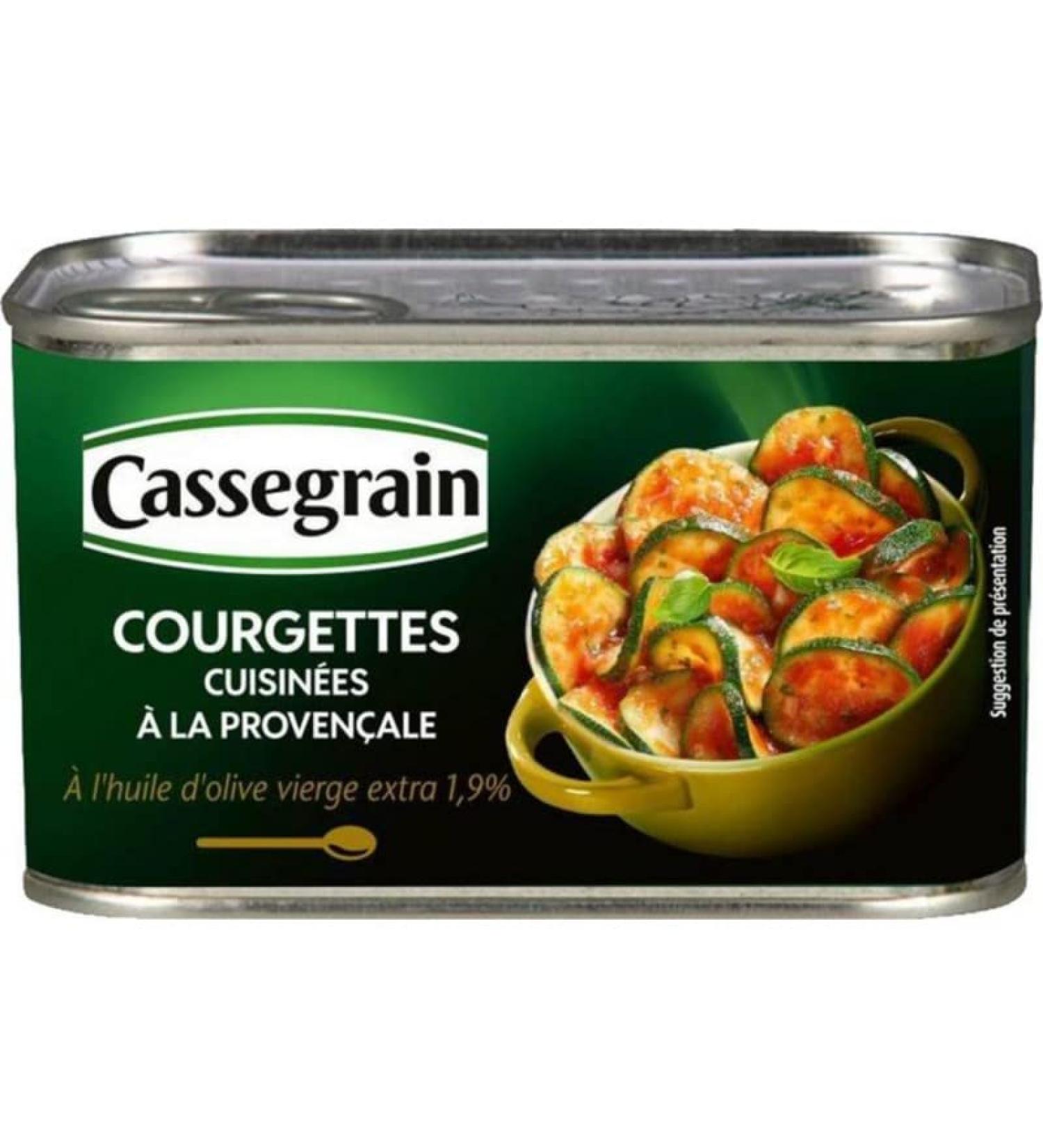 Cassegrain Courgettes Cuisin es la Proven ale L huile d Olive 375g (lot de 5)
