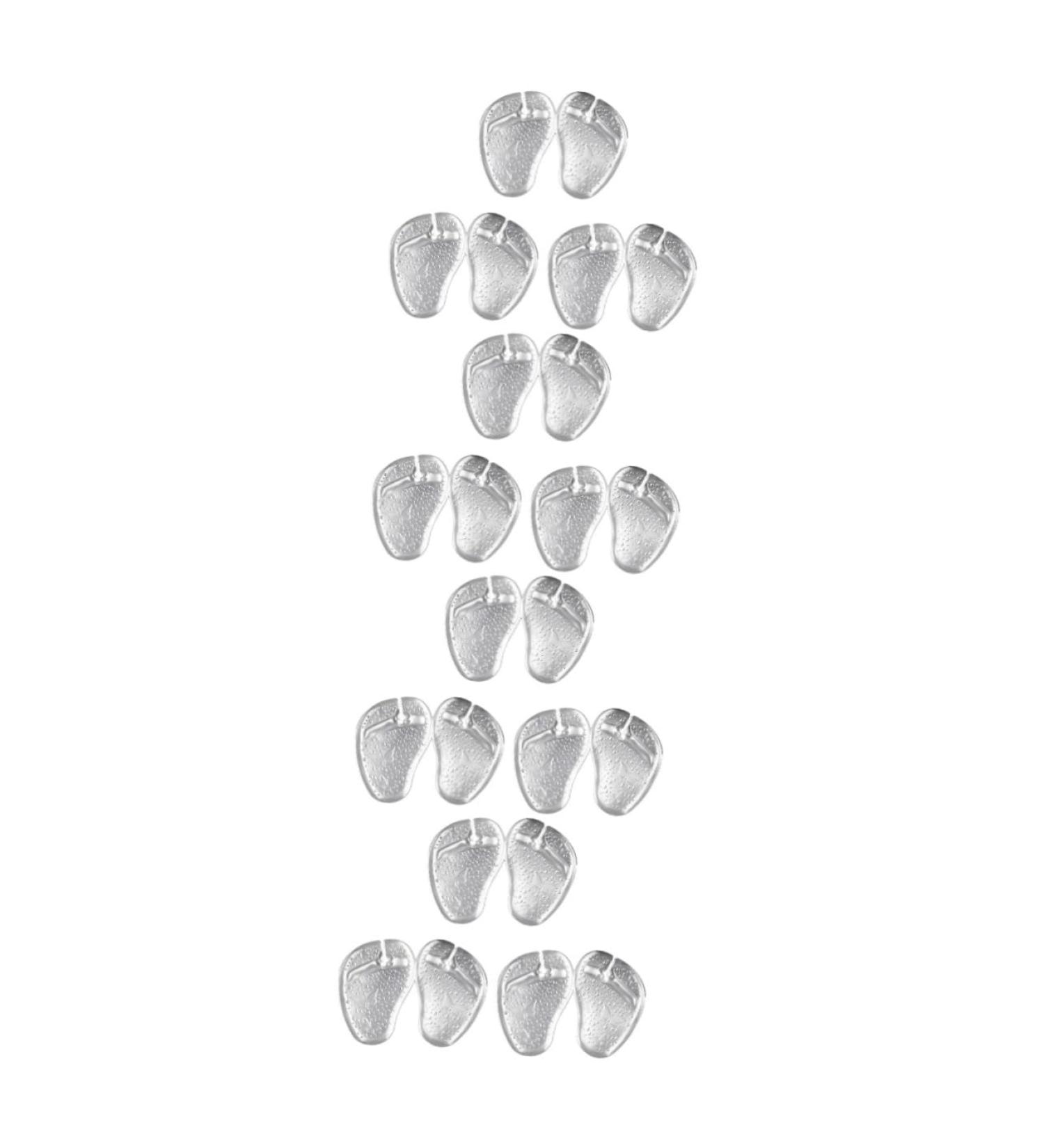 FOMIYES 12 Pairs Forefoot Slipper Pads - Soft Non-Slip Sandal Insoles & Toe Protectors for Heeled Sandals - Comfort Gel Cushions for All-Day Support - Buy Online on GoSupps.com