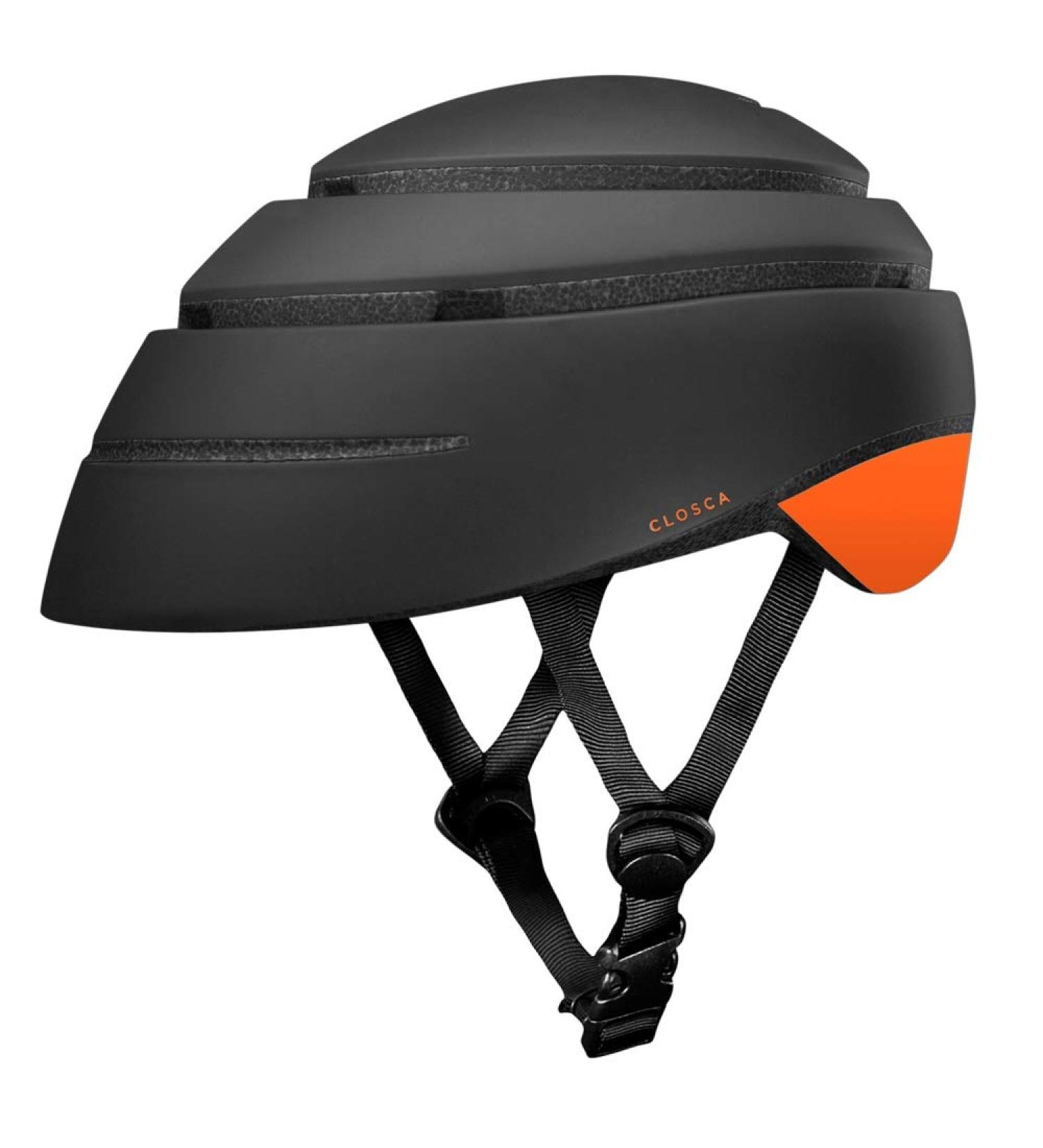 Closca Helmet Loop: Foldable Bike Helmet for Adults - Black/Orange Large - Buy Online on GoSupps.com