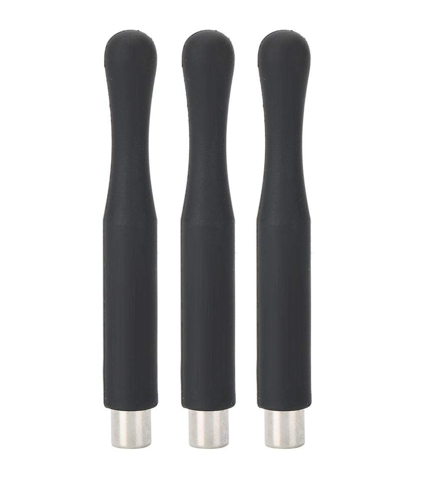 3pcs Nail Art Magnetic Pen Set - Cylindrical UV Gel Polish Manicure Tool (Black) - International Shipping Available - Buy Online on GoSupps.com