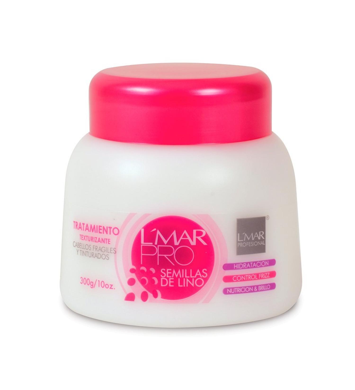 Lmar Hair Treatment Pro Frizz Control | Nutricion & Shine for Weak Damaged Hair - Flax Seeds | 10.1 oz - 300 ml - Buy Online on GoSupps.com