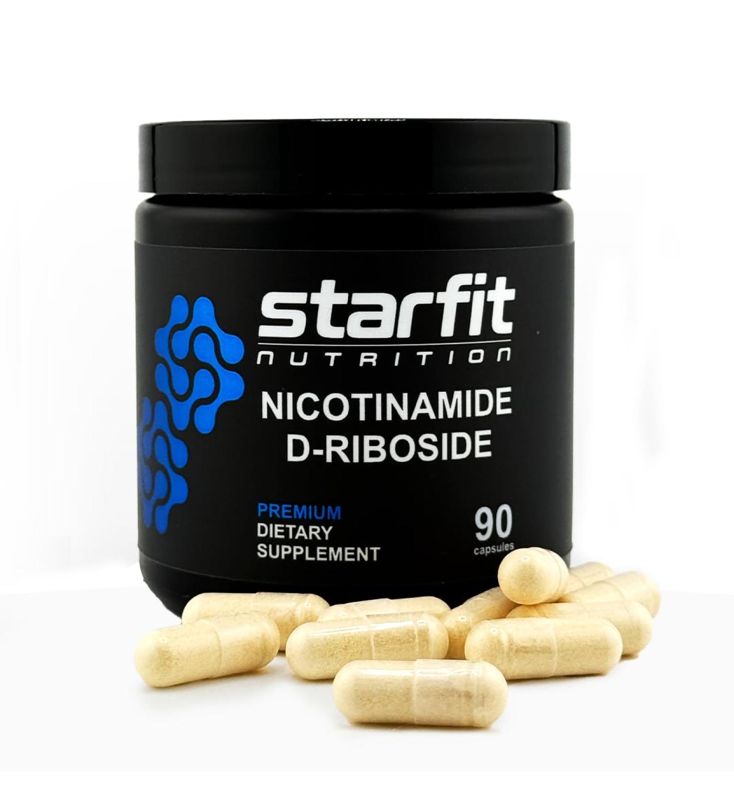STARFIT - Nicotinamide D-Riboside Booster NAD+ Energy & Focus Supplement Anti-Aging Cellular Support 90 Capsules 90 Count (Pack of 1) - Buy Online on GoSupps.com