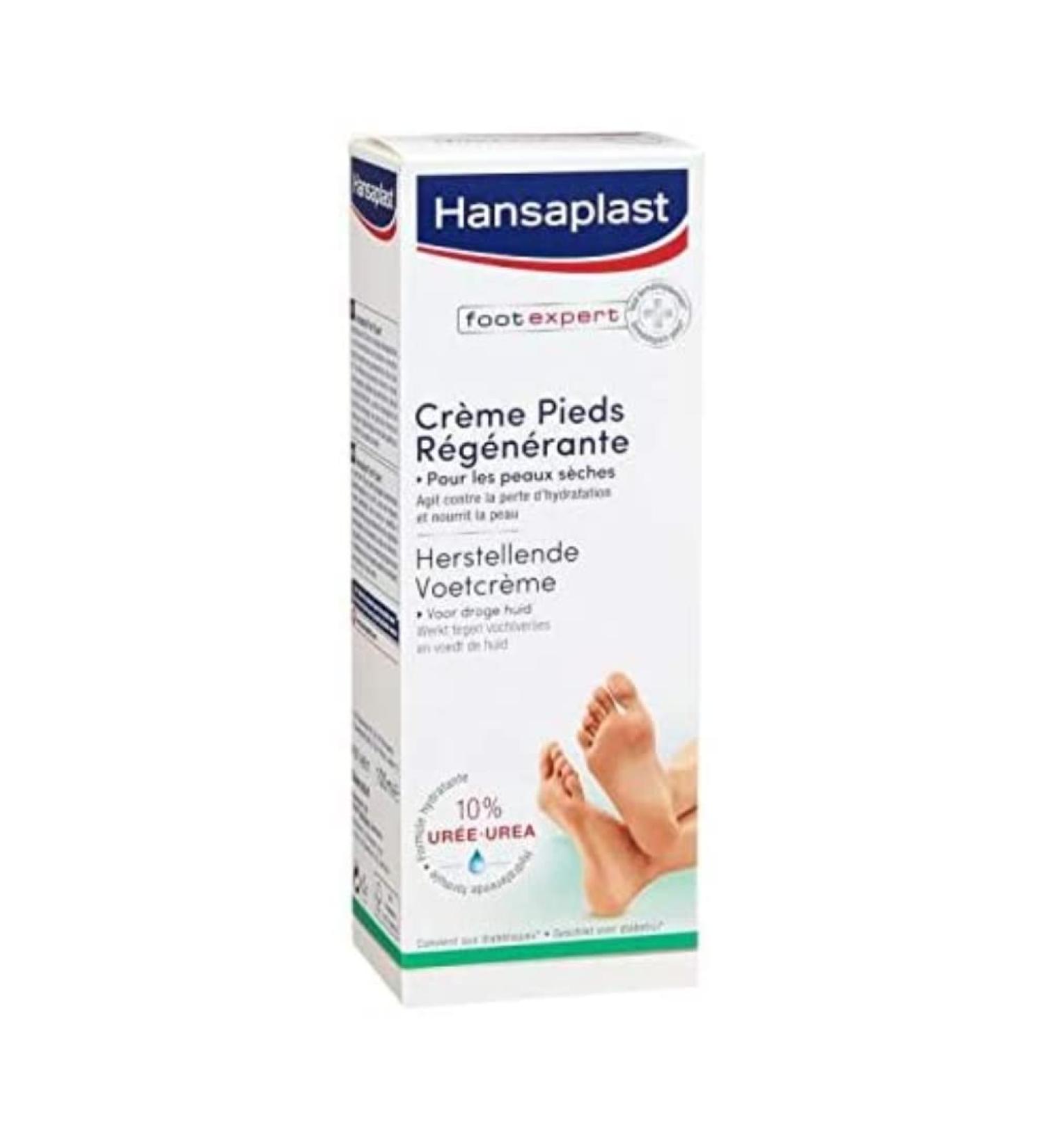 Hansaplast Foot Expert Regenerating Foot Cream 100ml Intensive Moisturizing Foot Care with 10% Urea for Soft Healthy Feet - Buy Online on GoSupps.com