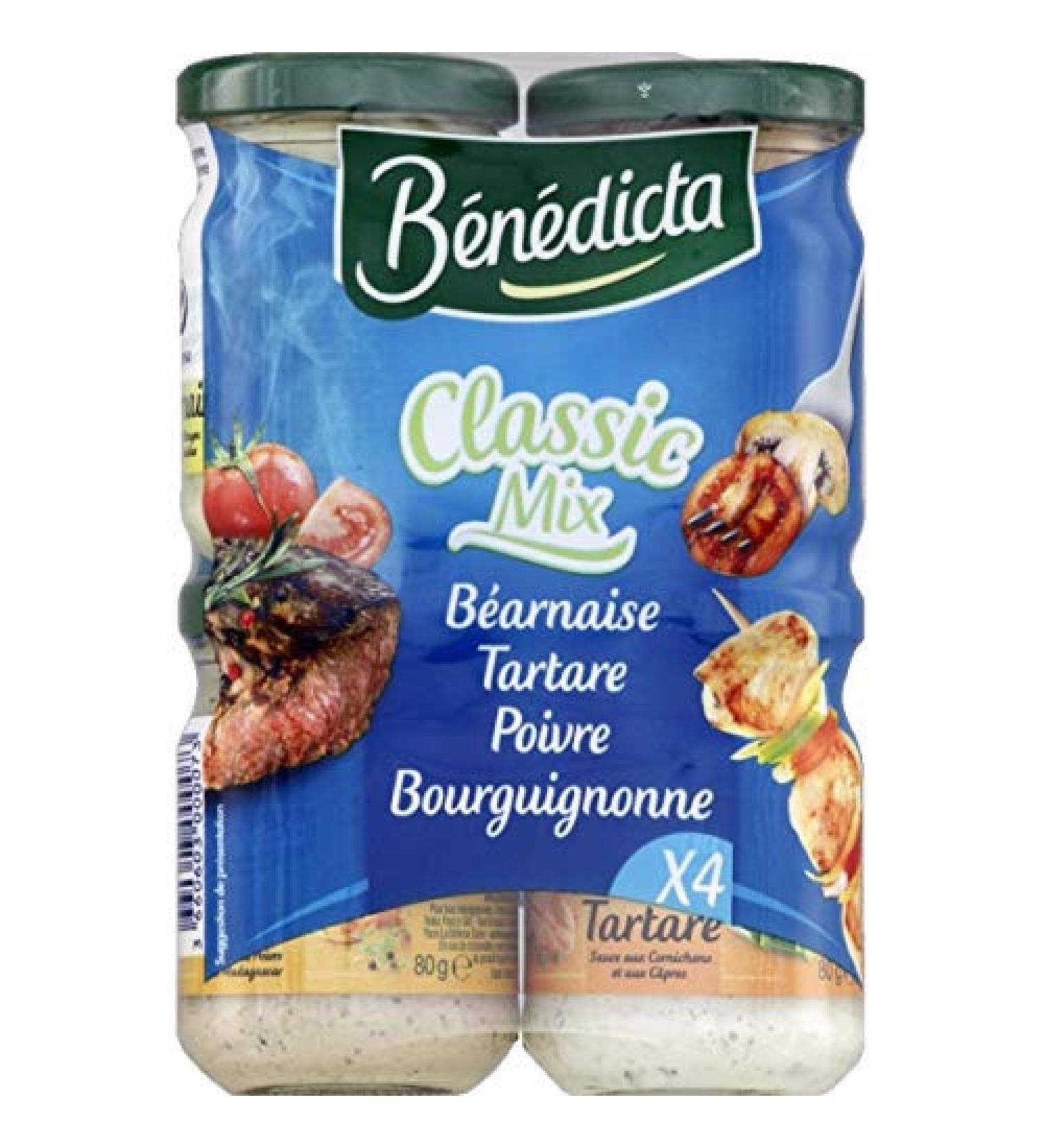 B n dicta - Assortiment De Sauces B arnaise Tartare Cocktail Et Bourguignonne - 330G - Prix Unitaire - Livraison Gratuit En France M tropolitaine Sous 3 Jours Ouverts