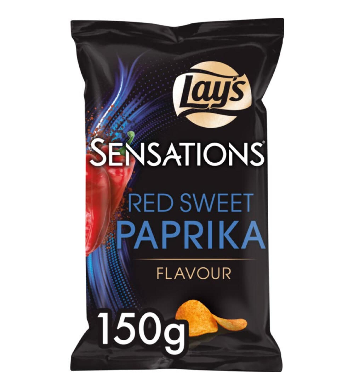  Lay's Lays Chips | Sweet Paprika Red Sensations | Lay'S | American Chips | 150 g Total - Buy Online on GoSupps.com
