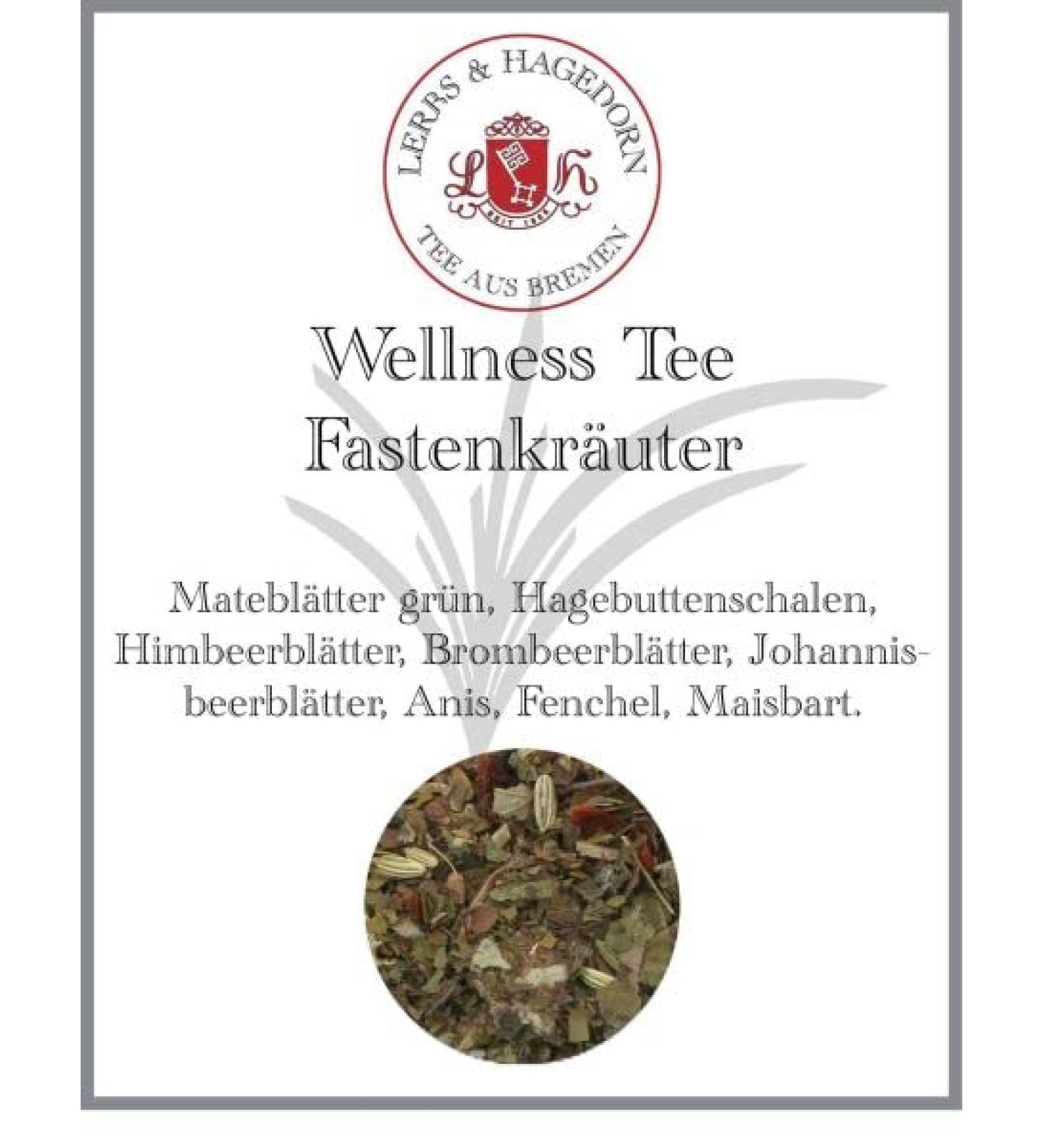  Lerbs & Hagedorn Wellness Tee Flour Herbs 250g - Buy Online on GoSupps.com