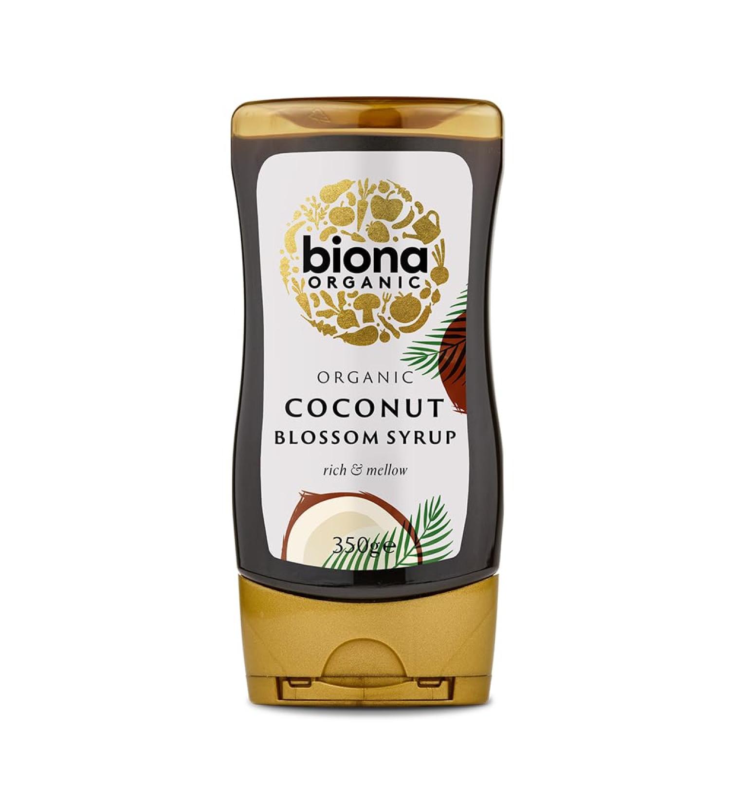 Biona Organic Coconut Blossom Syrup 350g - Natural Sweetener | Buy Online - Buy Online on GoSupps.com