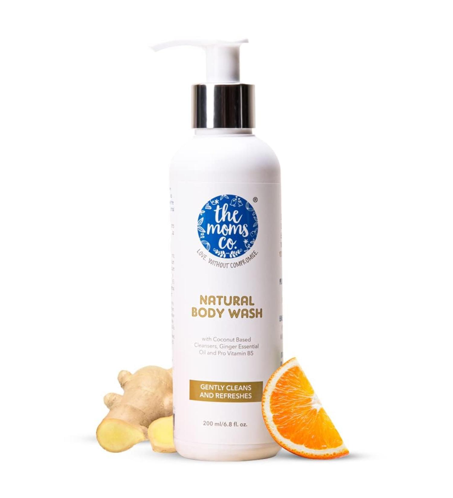 Natural Body Wash for Dry Skin | Coconut-Based | Pregnancy Safe | 200 ml - Buy Online on GoSupps.com