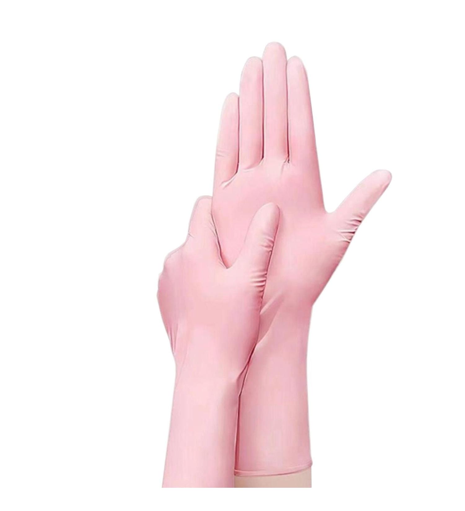 KKRAUS 30 Pairs Nitrile Gloves Watertight Cleaning Gloves Kitchen Dishwashing Gloves for Gardening Washing Up Gloves Latex Free Household Gloves (Color : Pink Size : Small) Small Pink - Buy Online on GoSupps.com