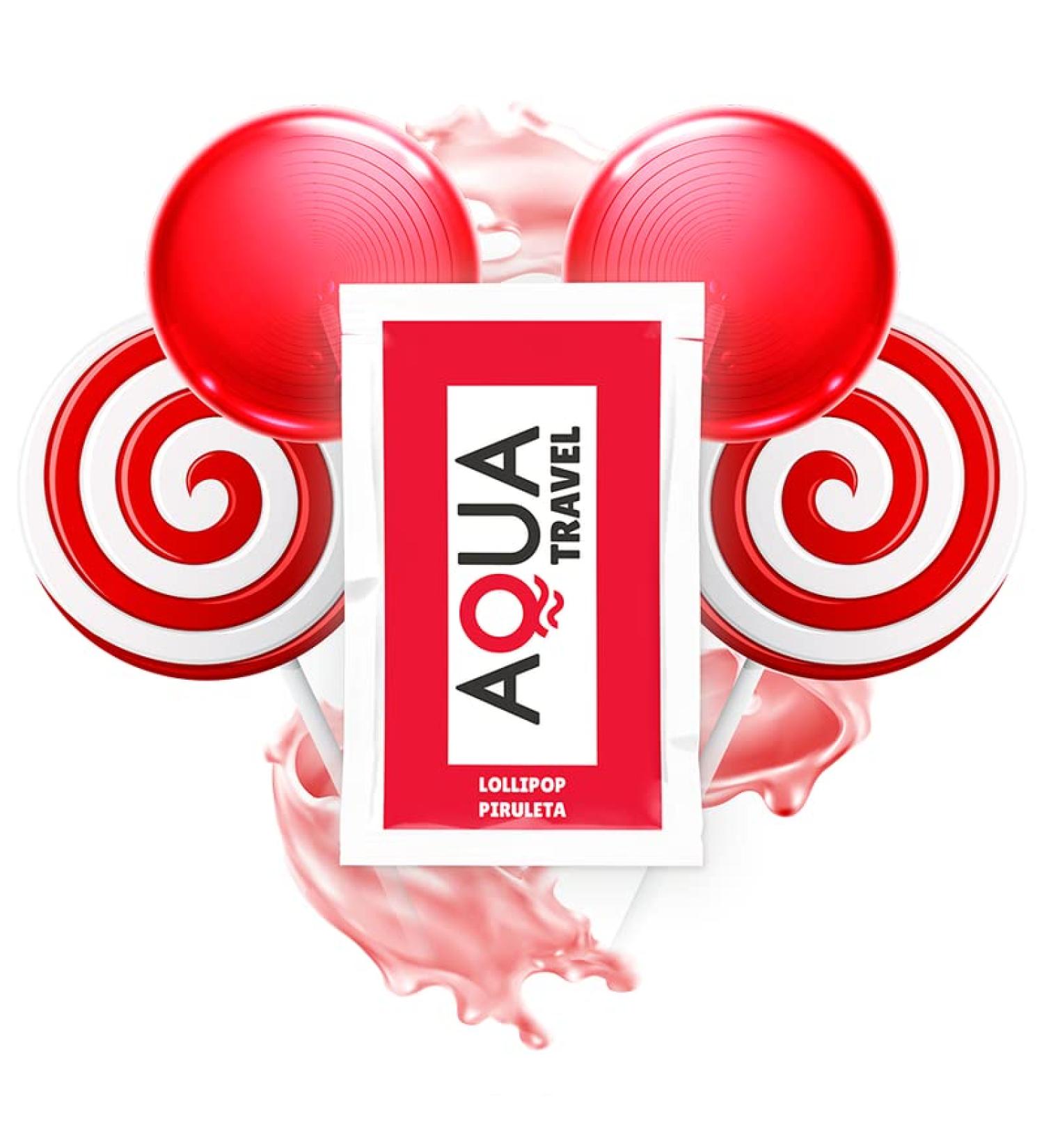 AQUA TRAVEL Water-based lubricant lollipop flavor - 6 ml