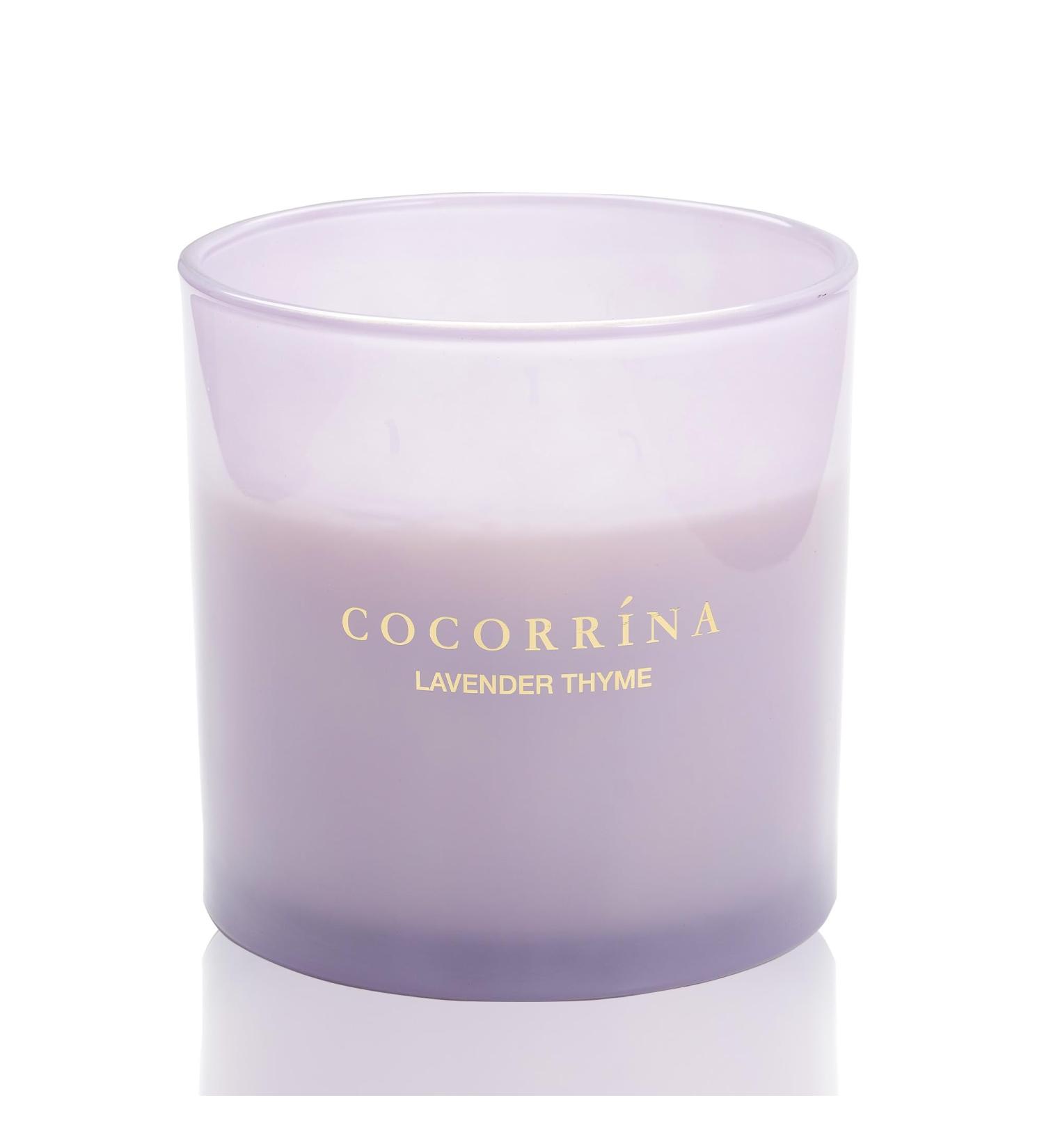 Cocorr na Lavender Thyme Candle | Natural Soy 110-Hour Burn 3 Wicks | Perfect Christmas Gift - 1300g - Buy Online on GoSupps.com