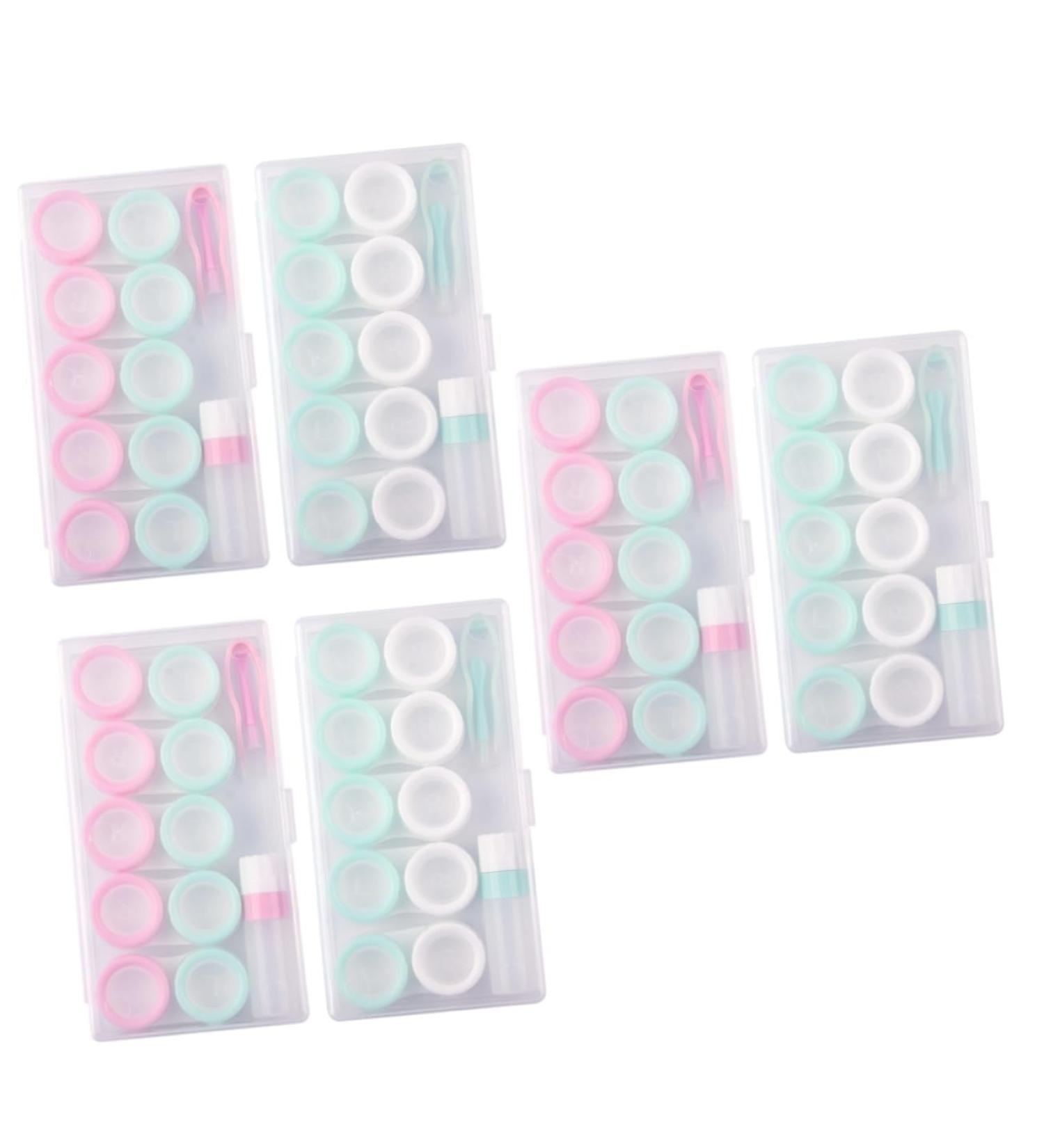 Solustrie Portable Storage Box for Colored Contact Lenses - Durable Contact Lens Case & Travel Container - Buy Online on GoSupps.com