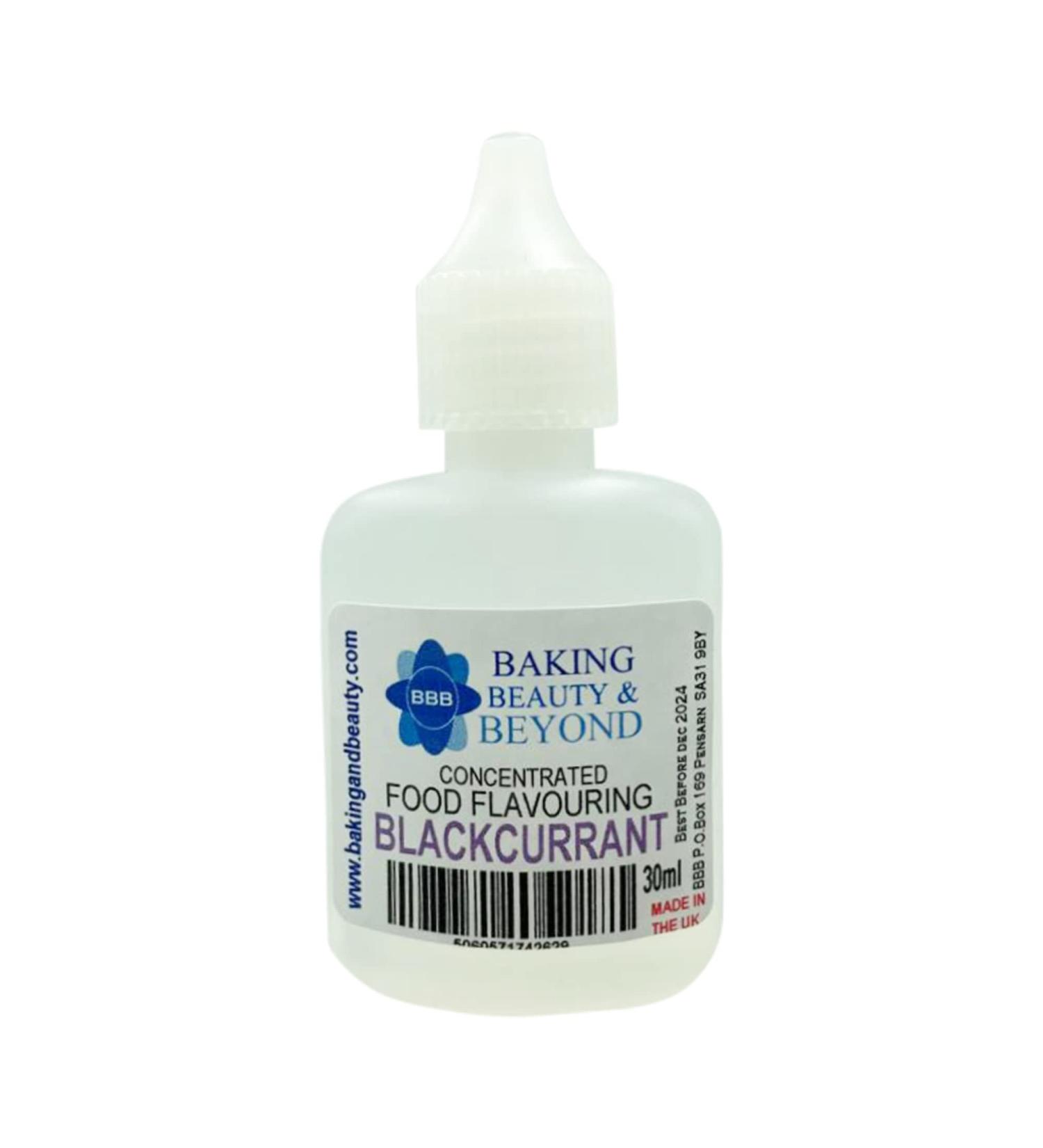 Baking Beauty and Beyond Concentrated Food Flavouring Oil - Dozen of Professional Quality Food Grade Flavouring Oil for Candy Making Baking Cooking Lip Balm and Lip Gloss - Blackcurrant (30ml) - Buy Online on GoSupps.com