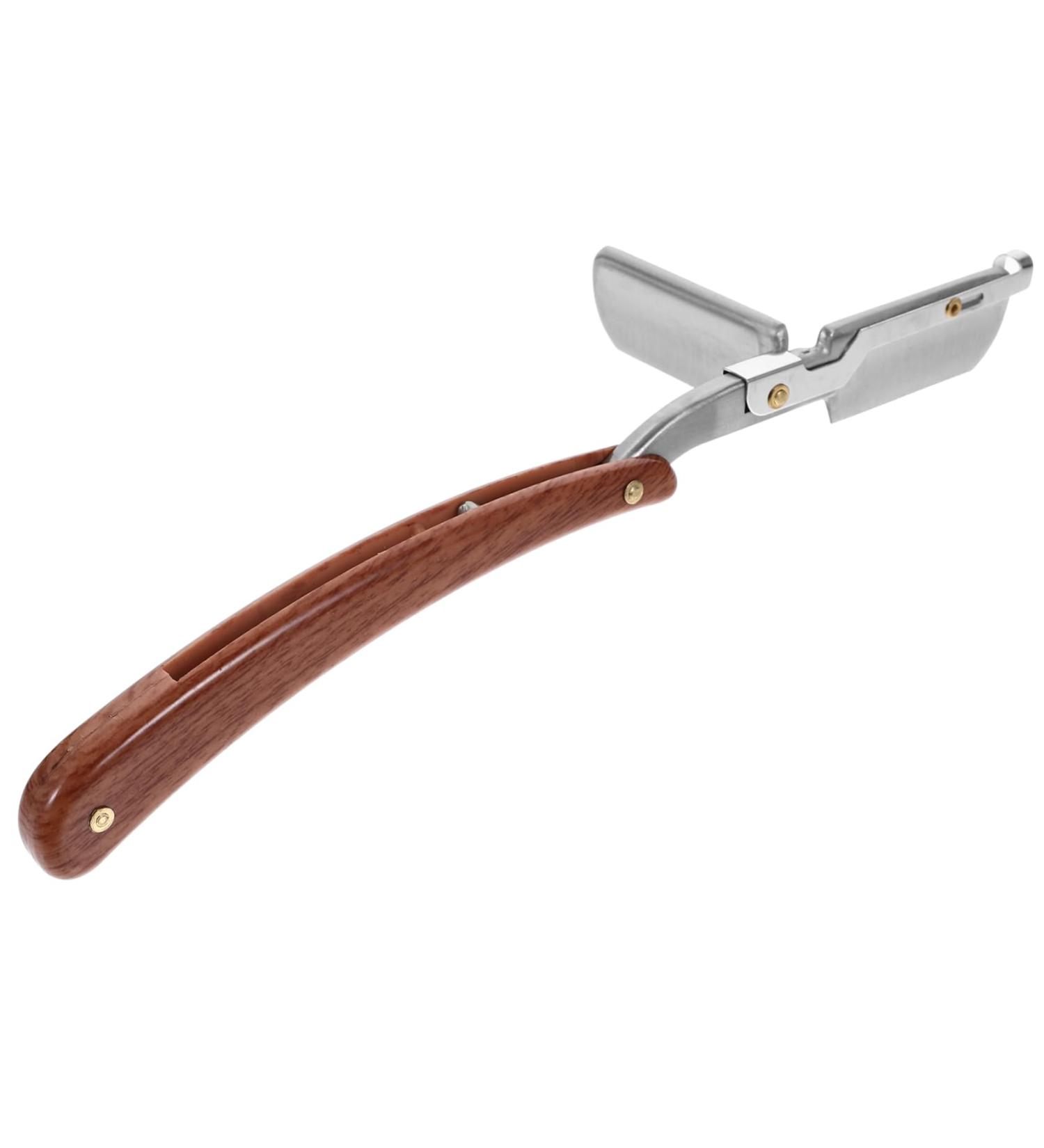 Beaupretty Ergonomic Khimar Hijab Razor - Mustache Cutter with Wood Grain Handle | Precision Scissors for Men - Buy Online on GoSupps.com