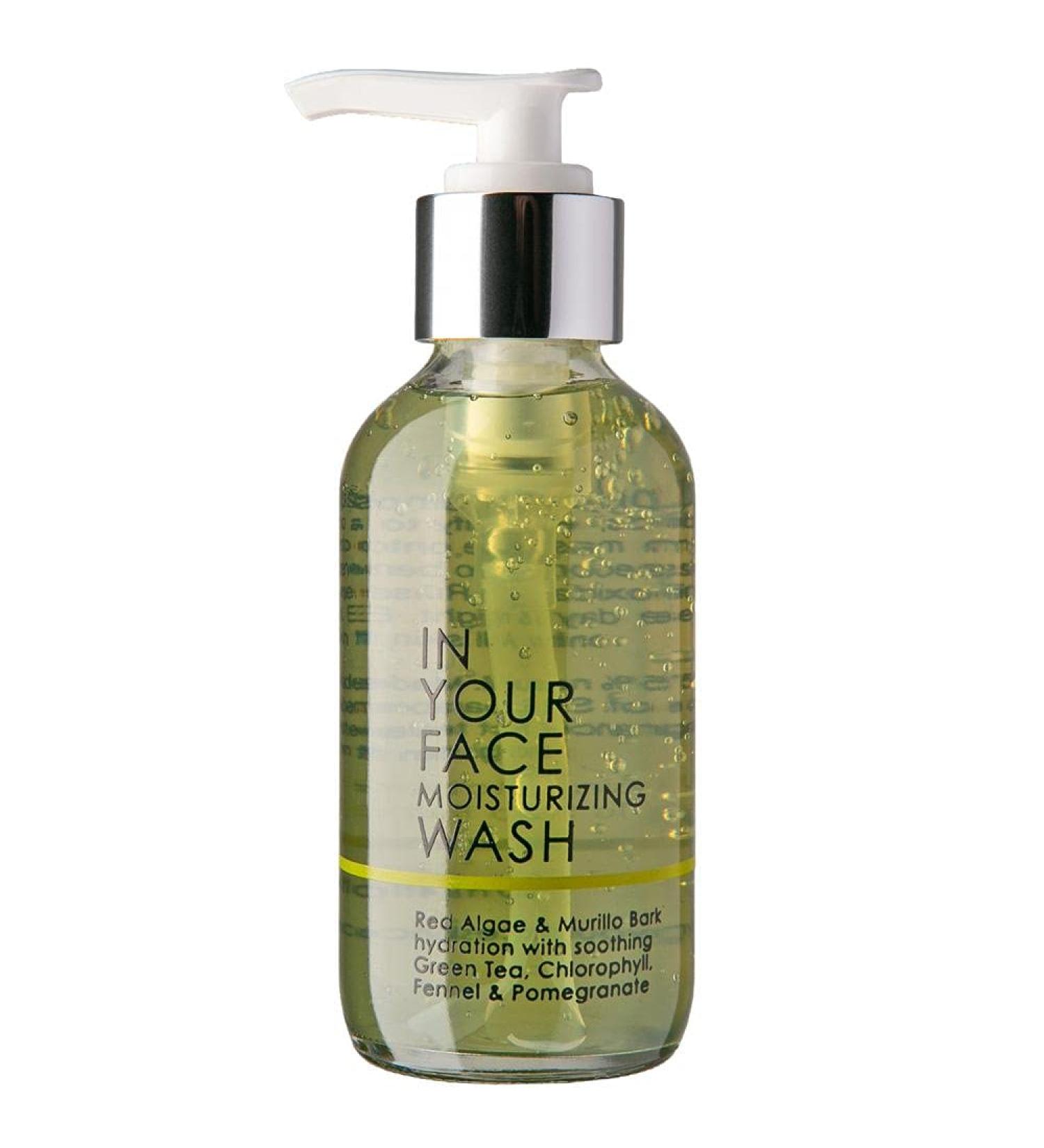 IN YOUR FACE Moisturizing Face Wash Regenerating Facial Cleanser with Seaweed Green Tea Chlorophyll & Antioxidants pH-Balanced Face Cleanser for Dry Skin and Impurities Cruelty-Free (4oz) - Buy Online on GoSupps.com