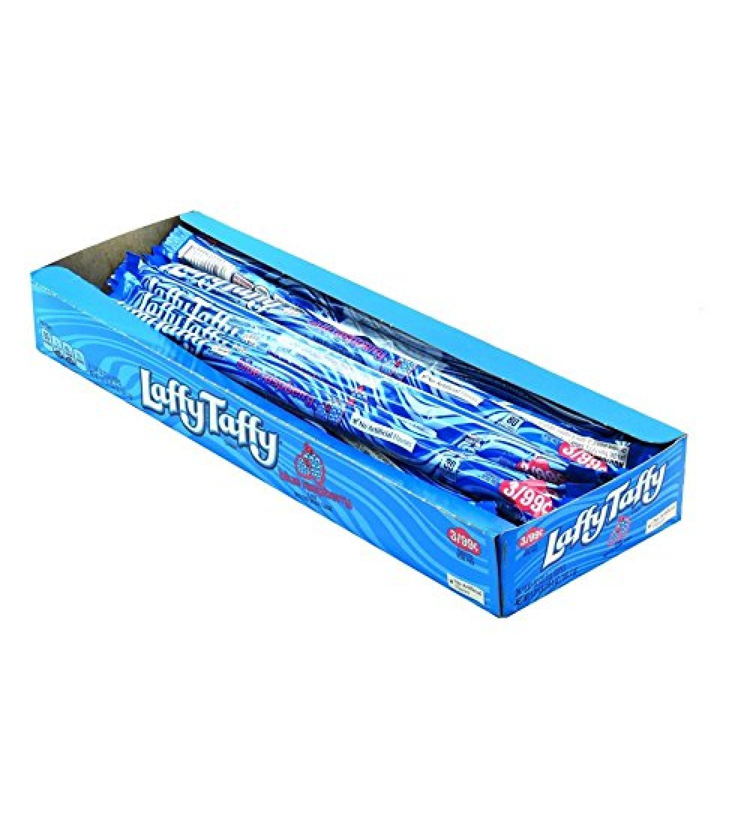Laffy Taffy Rope Blue Raspberry 3/99C, 24 Count (SUGAR CANDY - PRE-PRICE MISC) 24 Count (Pack of 1)