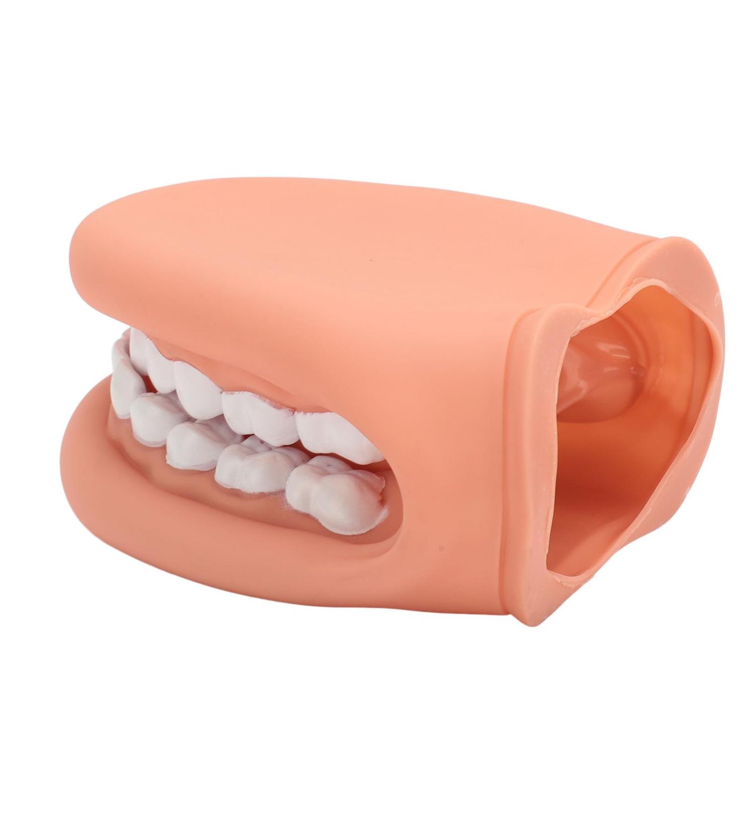 Mouth Hand Puppet - Educational Dental Care Model with Tongue for Children s Learning - Buy Online on GoSupps.com