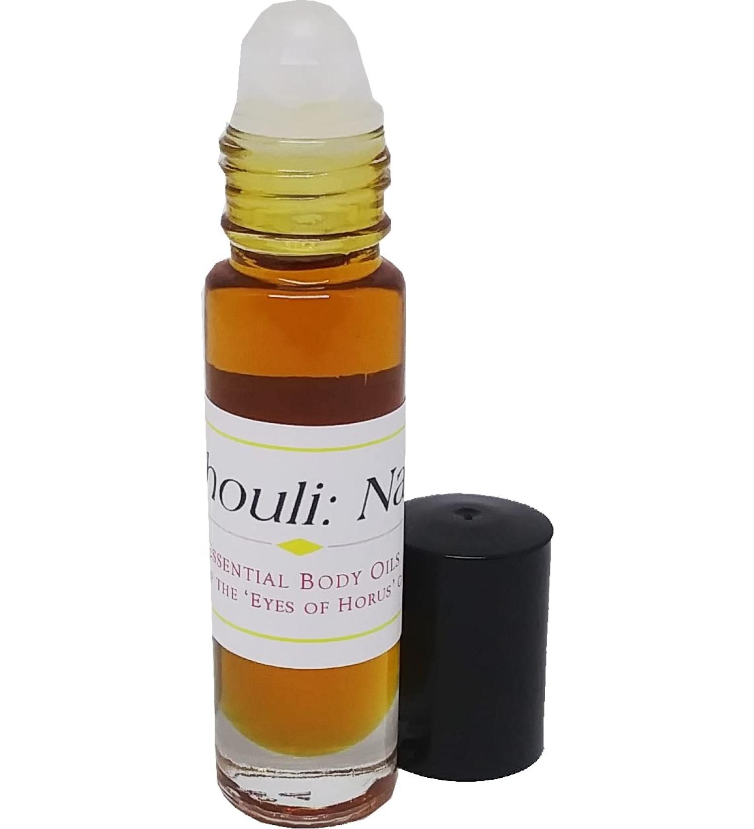 Patchouli: Natural Scented Body Oil Fragrance Roll-On - Brown - 1/3 oz. - ID#116353 0.33 Fl Oz (Pack of 1)