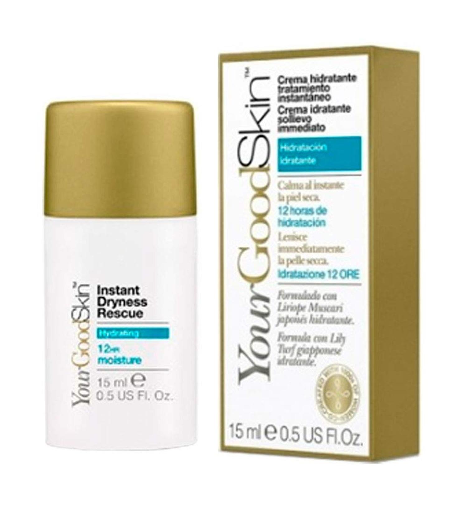 YourGoodSkin Crema Viso Idratante Sollievo Immediato Pelle Secca 15 ml