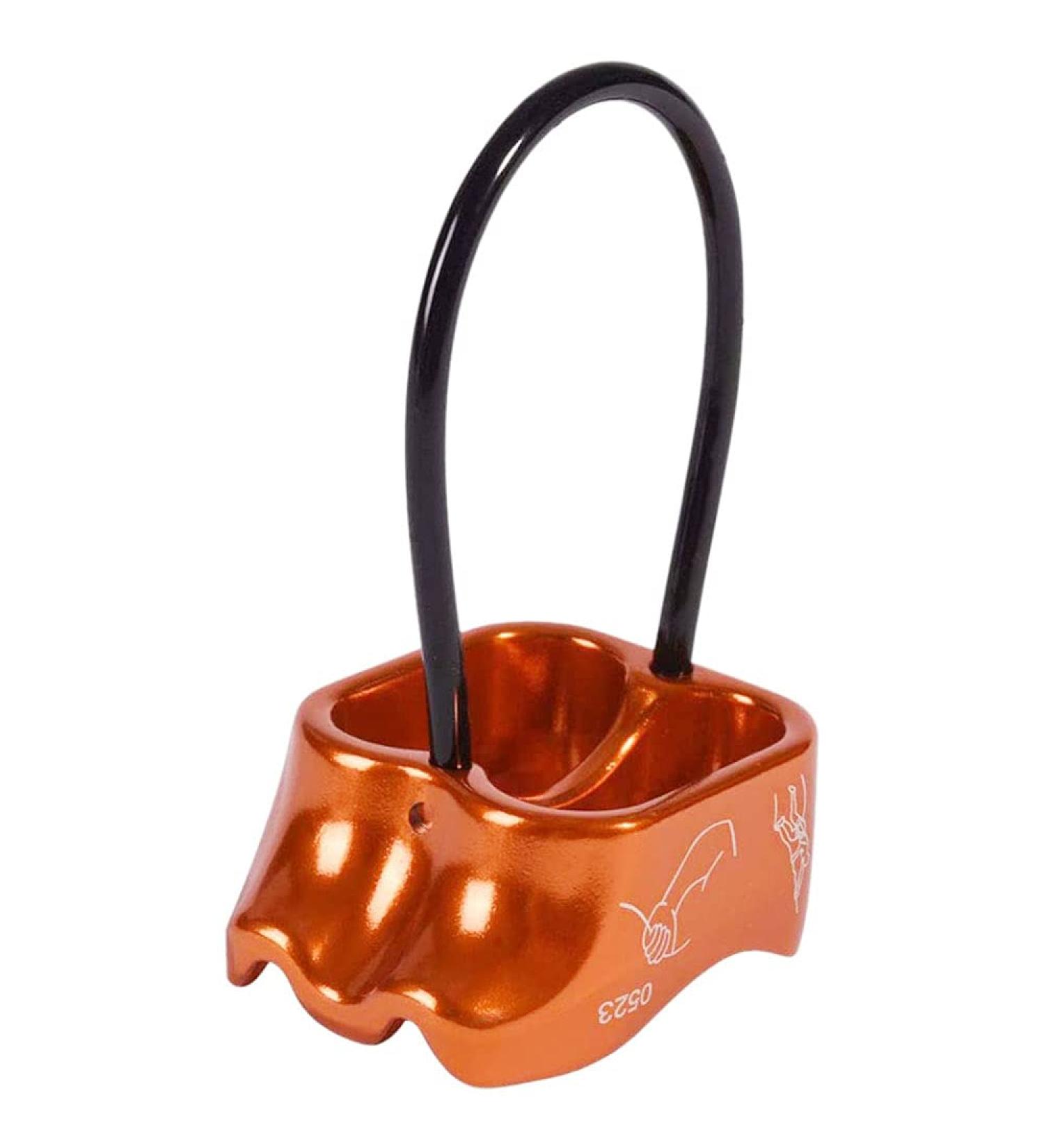 ANCLLO 25kN Aluminum V-Groove Descender - Professional Climbing Belay Device for Safety & Abseiling | International Shipping Available - Buy Online on GoSupps.com