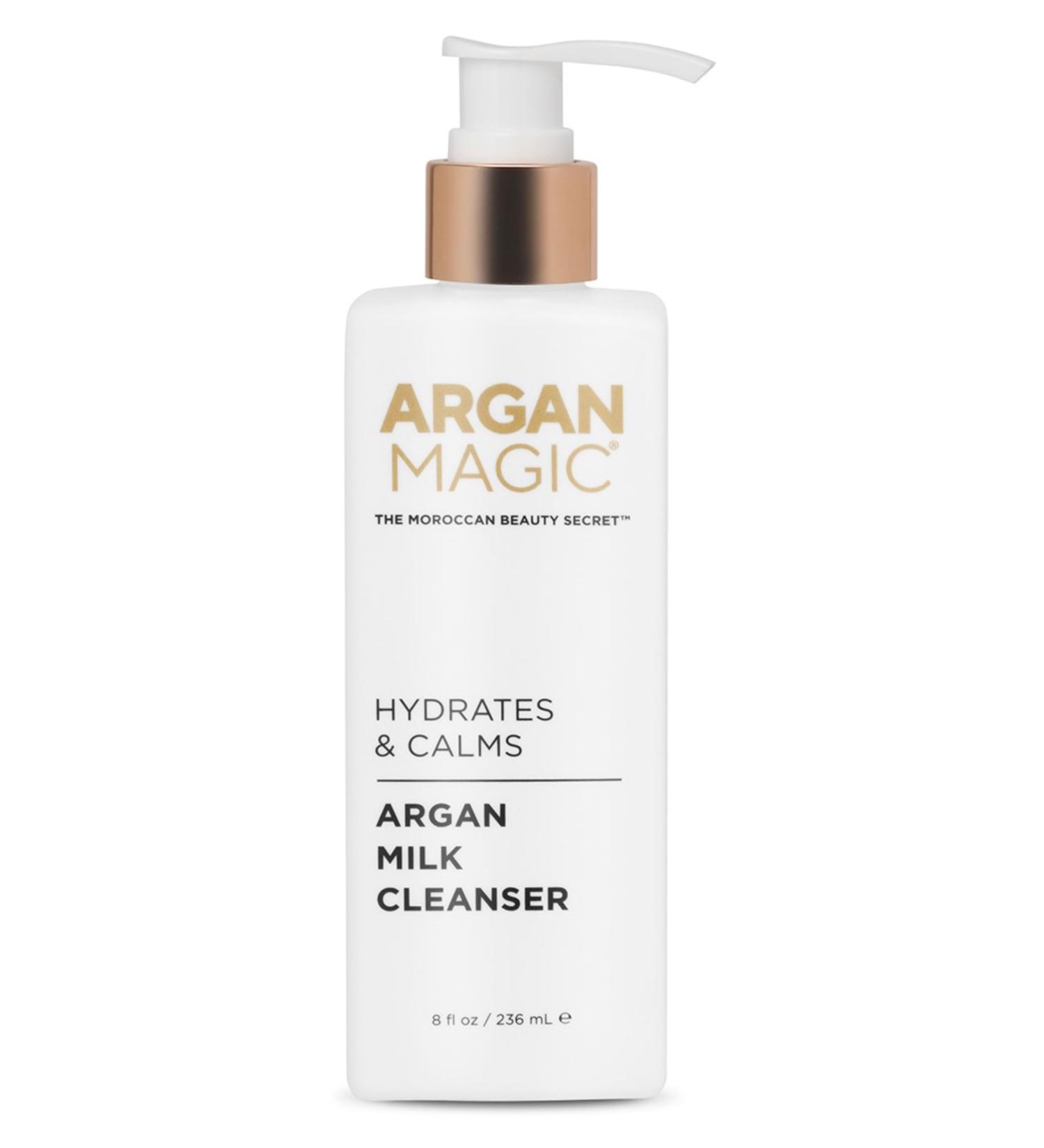 Argan Magic Hydrating Argan Milk Cleanser | Gentle Oil & Dirt Removal | Paraben & Cruelty Free | Made in USA (8 Fl Oz - Buy Online on GoSupps.com