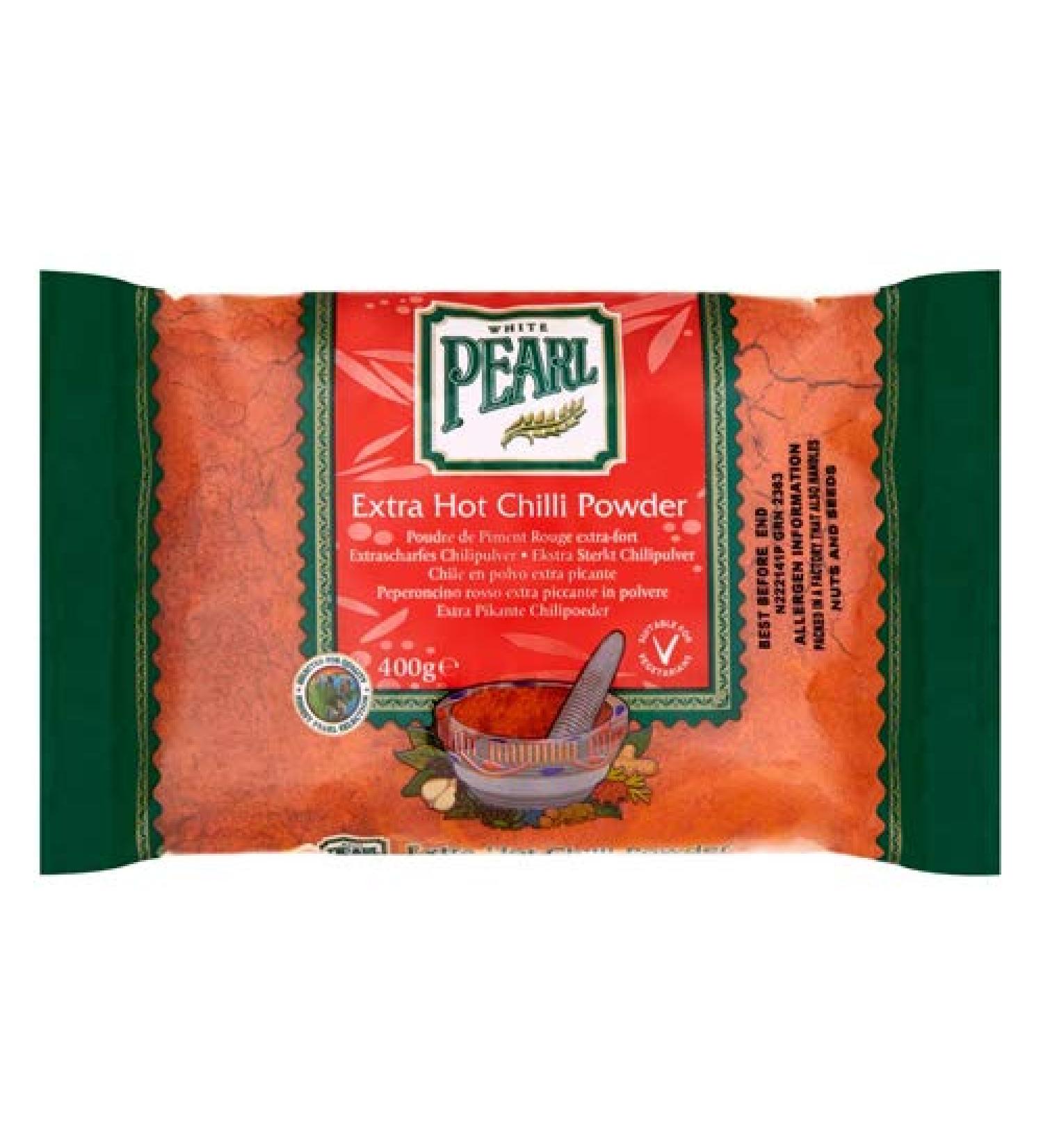 White Pearl Extra Hot Chilli Powder - 400g