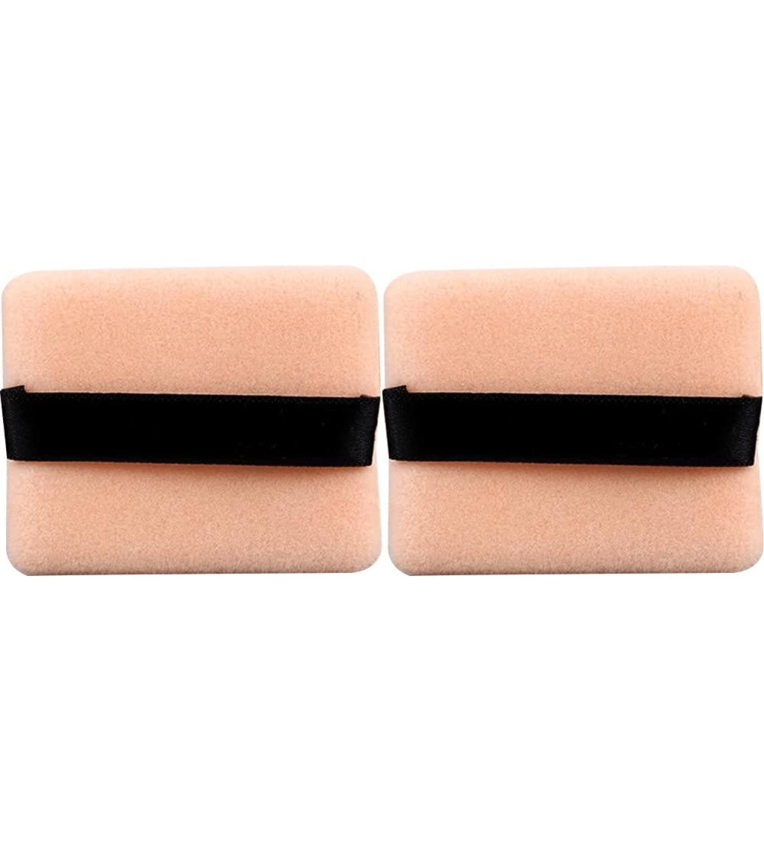 2pcs Powder Puffs for Pressed Loose Powder Puff Portable Soft Cosmetic Makeup Beauty Tool - Buy Online on GoSupps.com