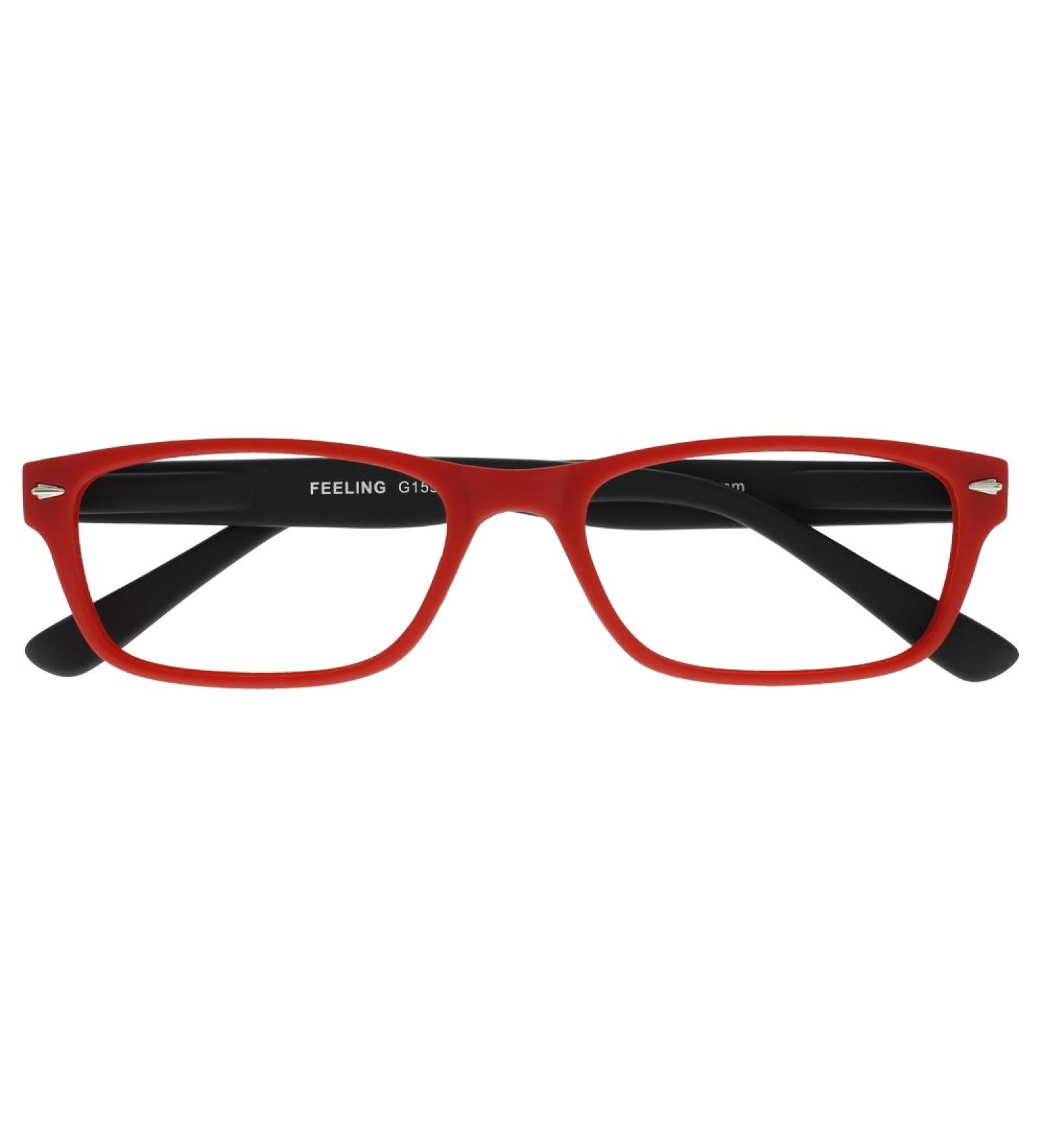I NEED YOU Reading Glasses | +2.50 Diopters | Stylish Red-Black Frames | Shop Internationally - Buy Online on GoSupps.com